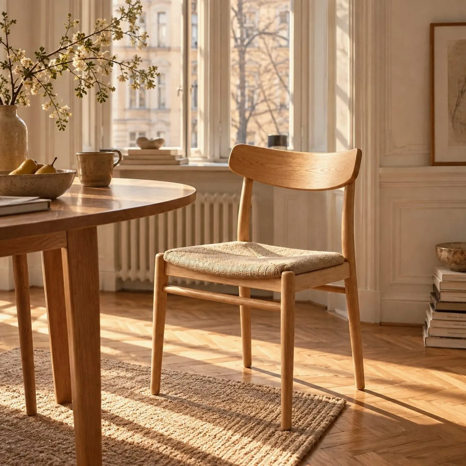 Chaise Vall blanc craie II - miniature 2