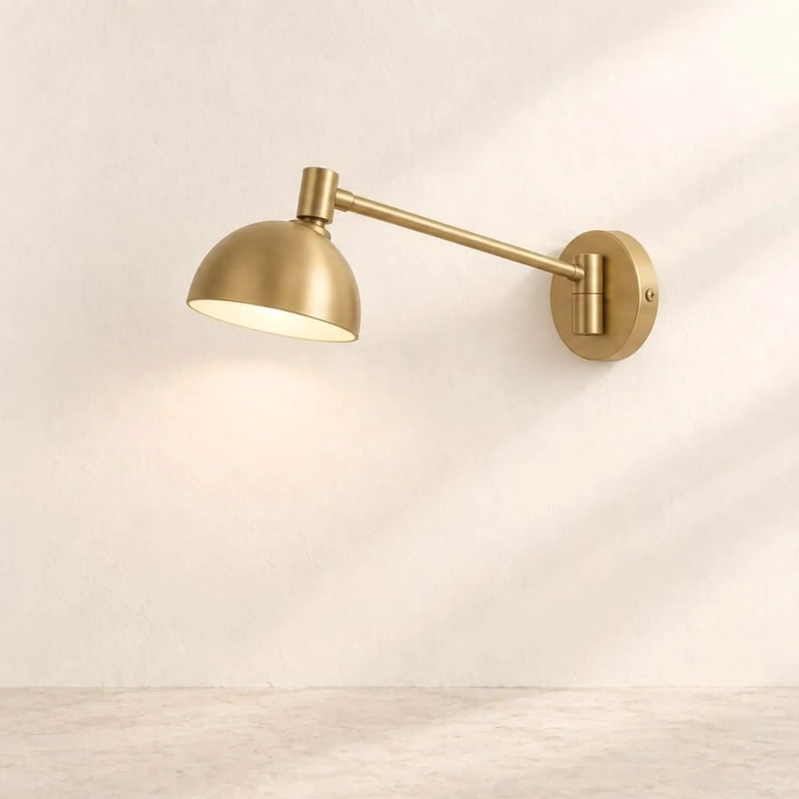 Vägglampa Hedern Mässing - miniatyr 1