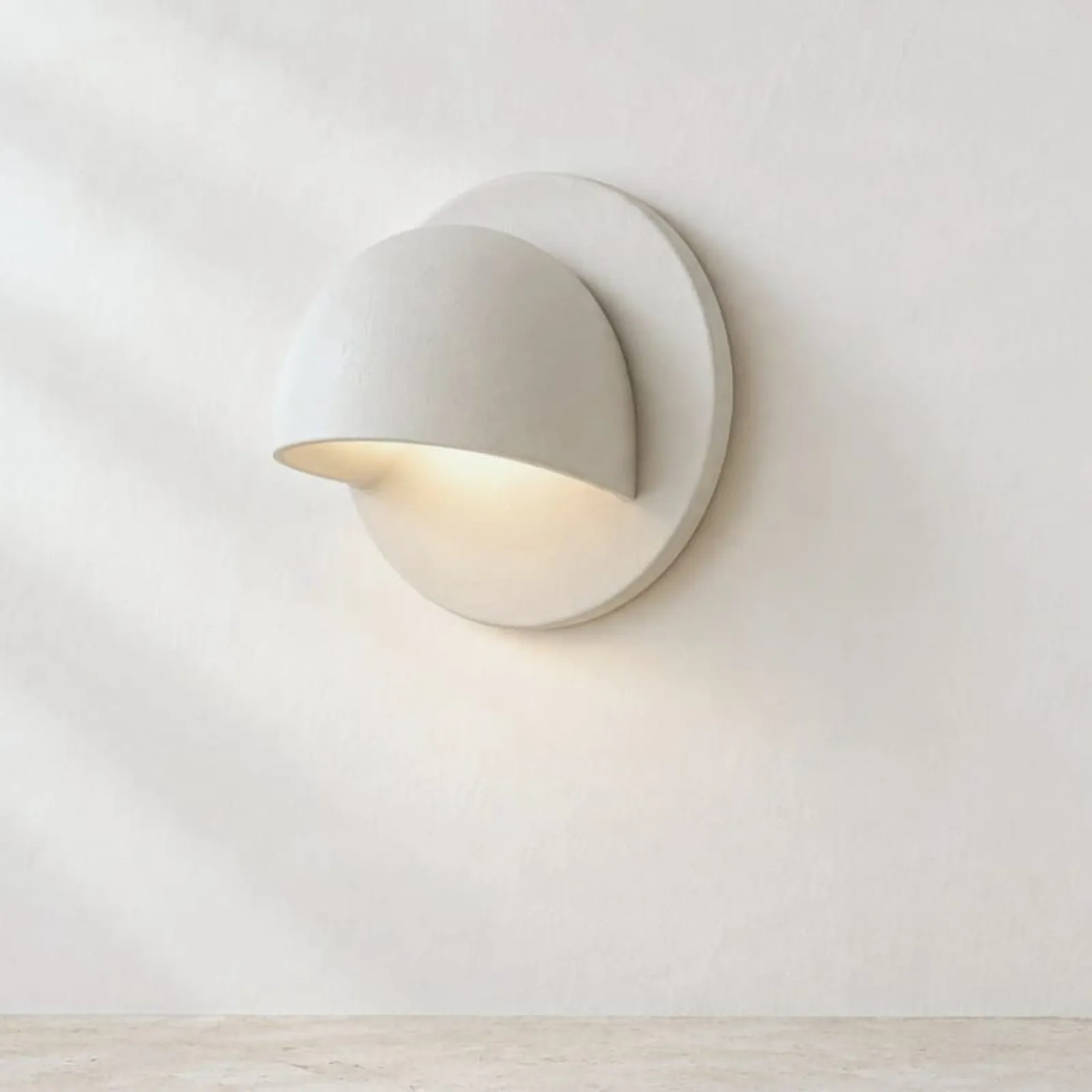 Vägglampa Öland Kritvit V - miniatyr 1