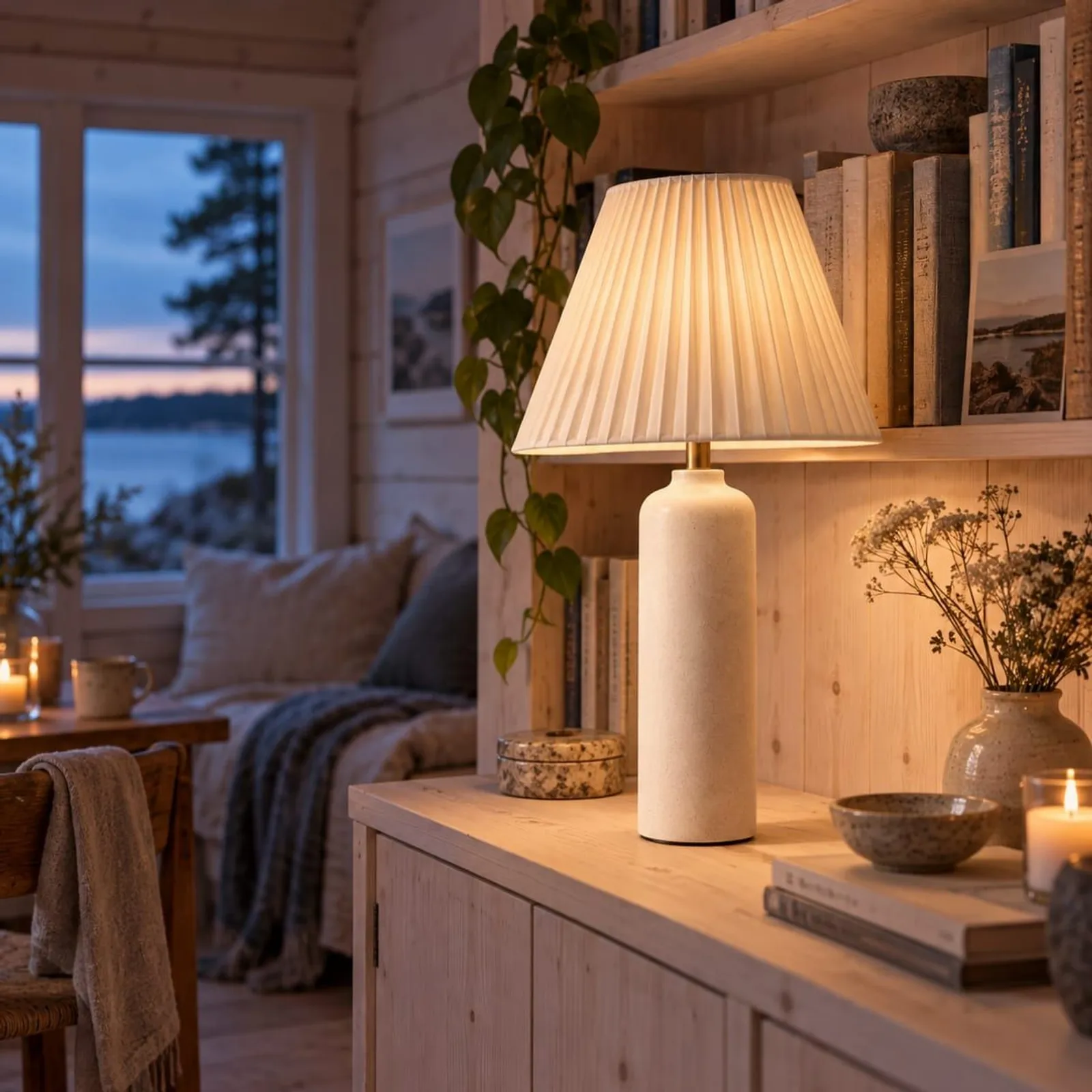 Lampe de table Udde blanc craie VI - miniature 2