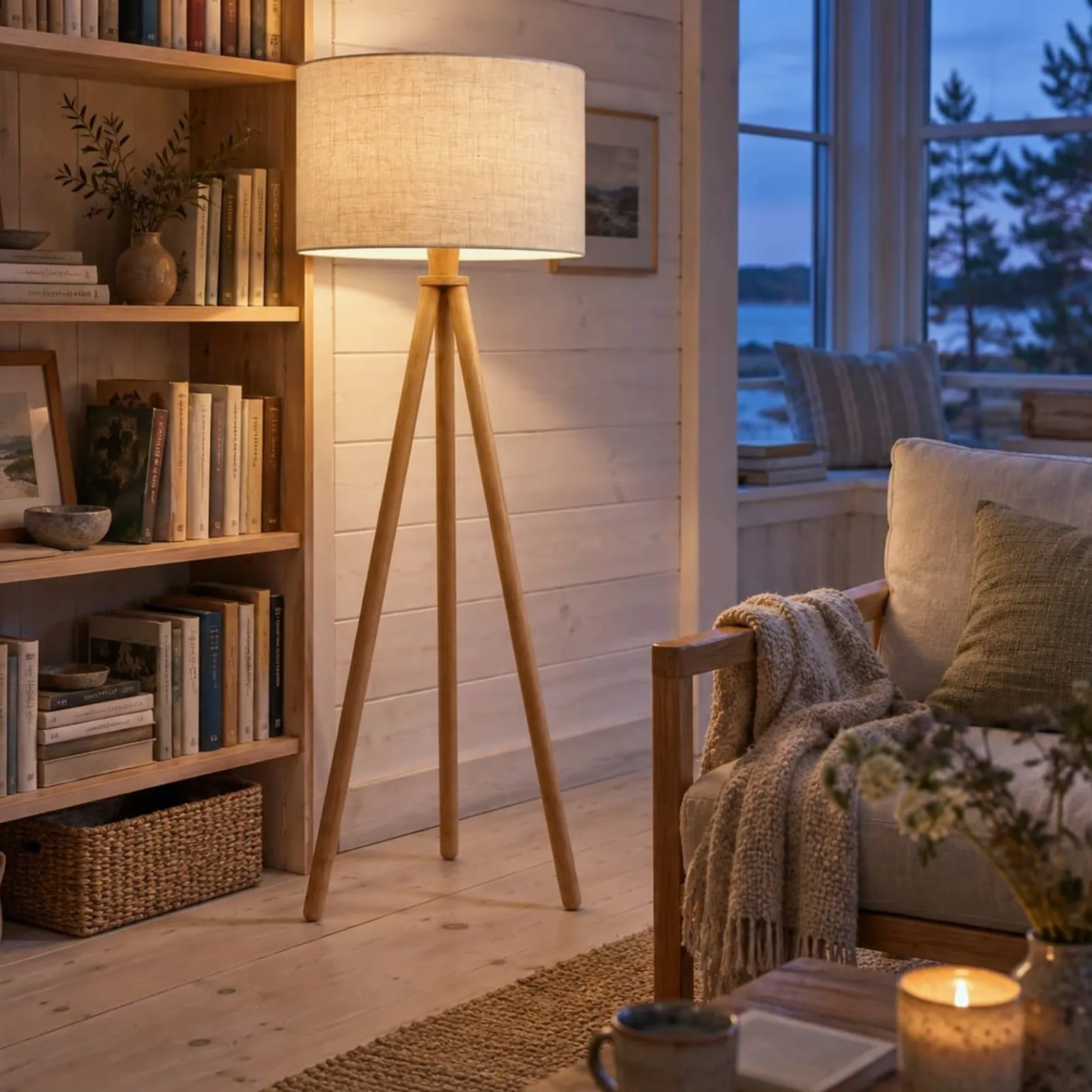 Lampadaire Bränna naturel - miniature 3