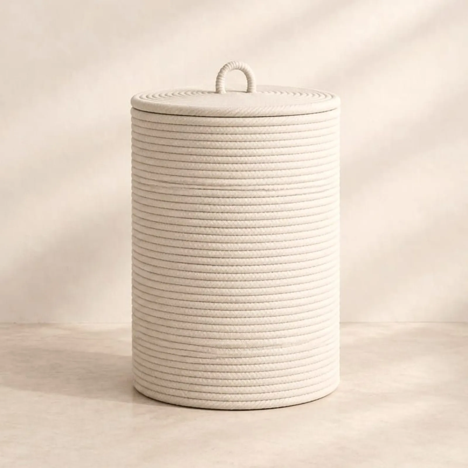Panier Kulle blanc craie