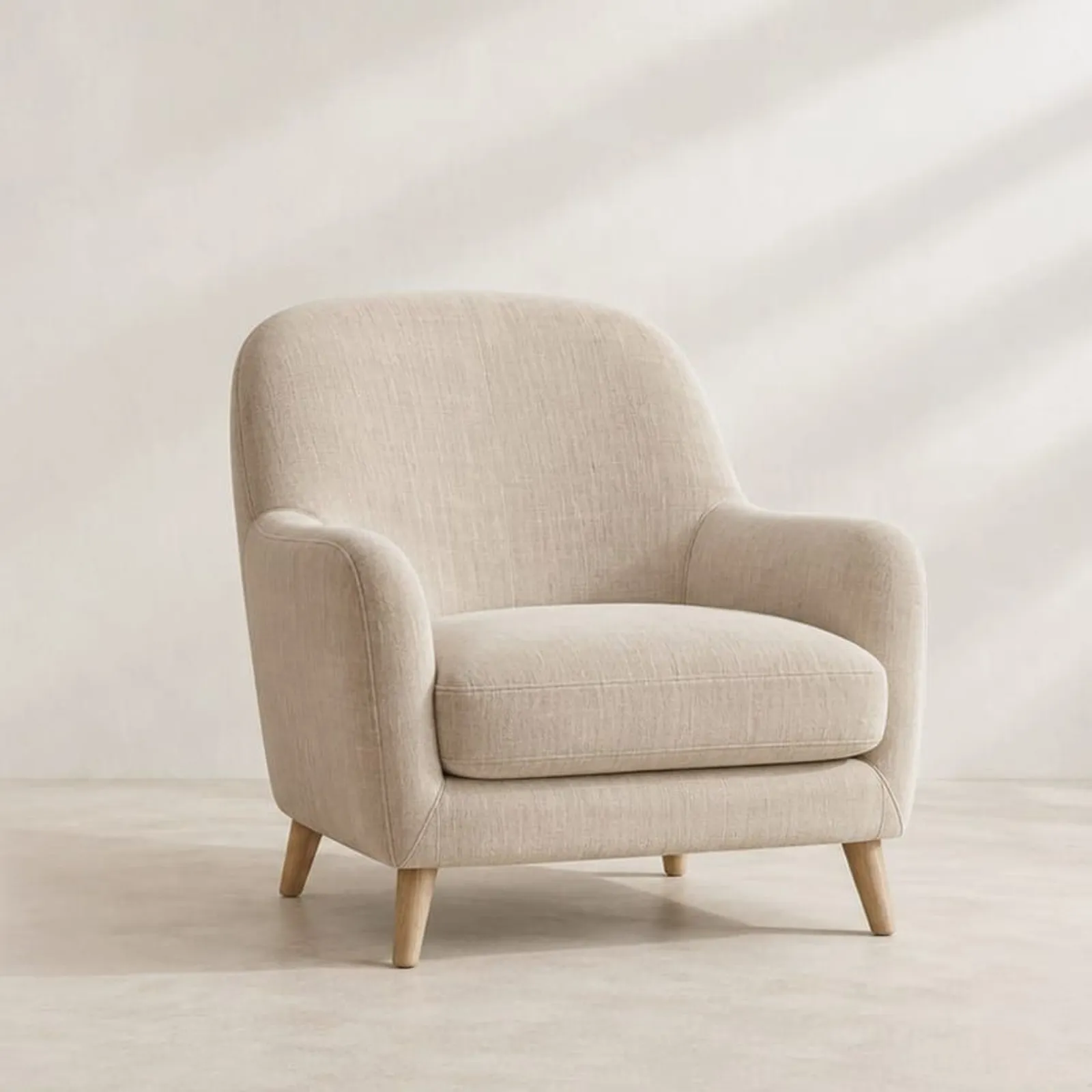 Fauteuil Kusten en lin