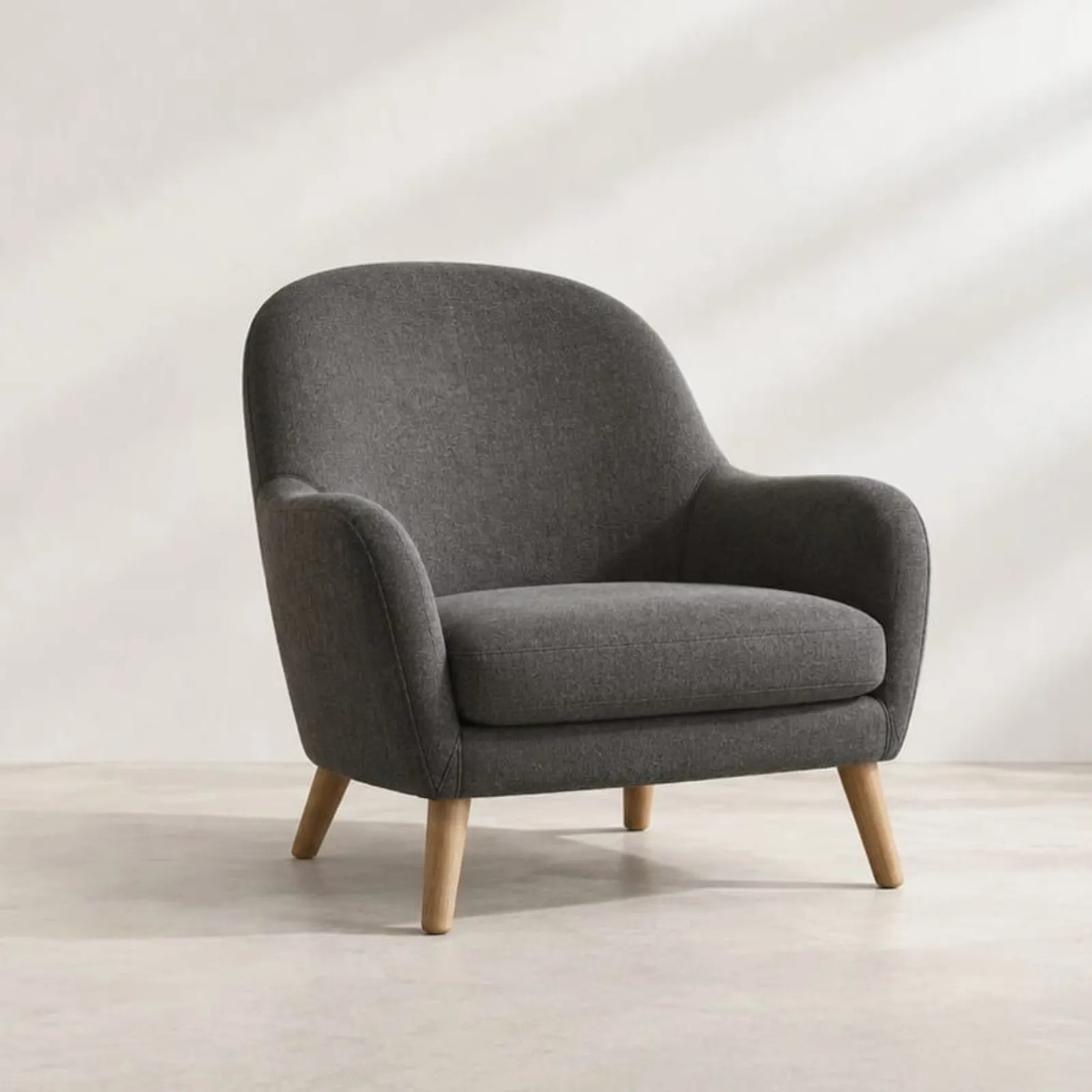 Fauteuil Bränna charbon - miniature 1