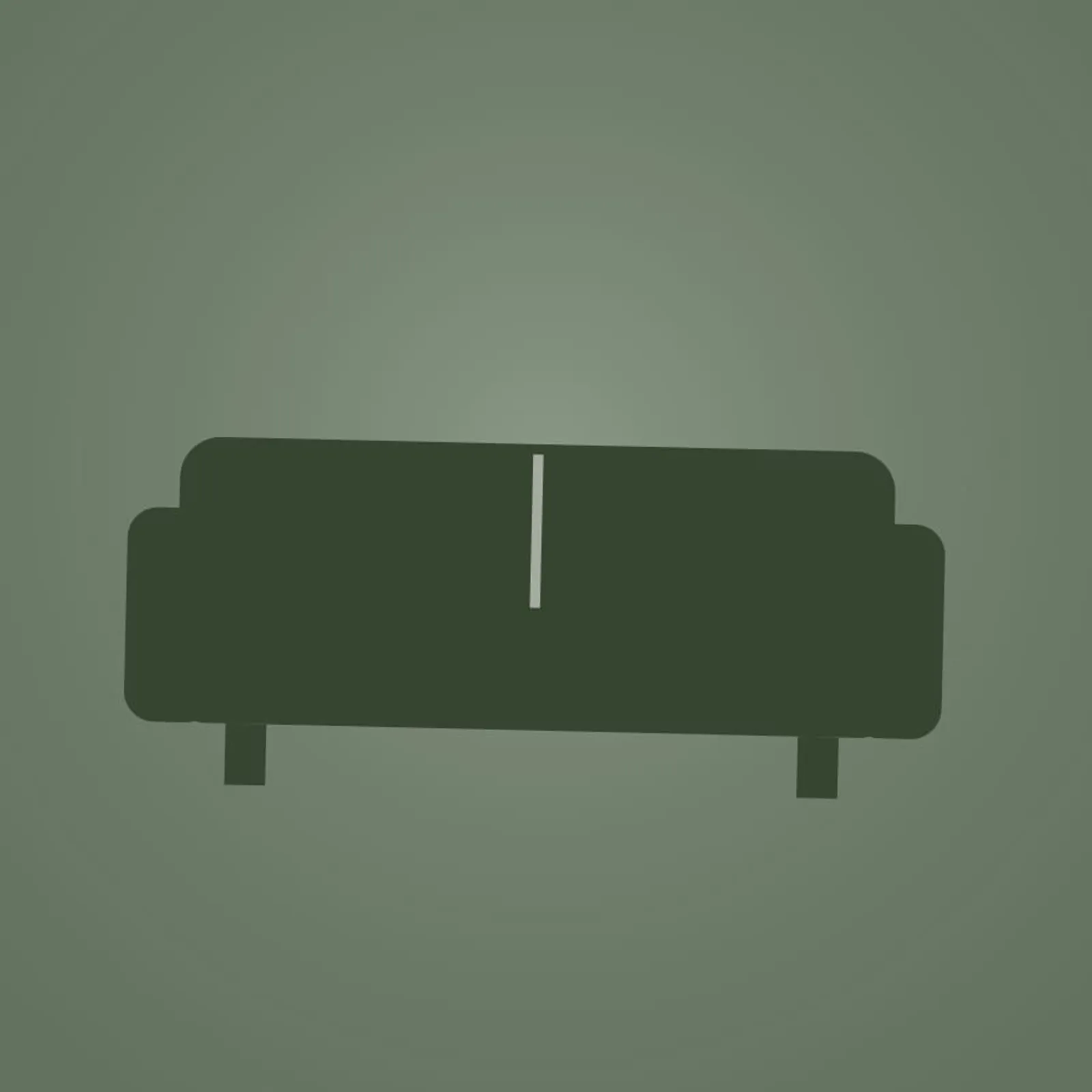 Soffa Mossa Sammet