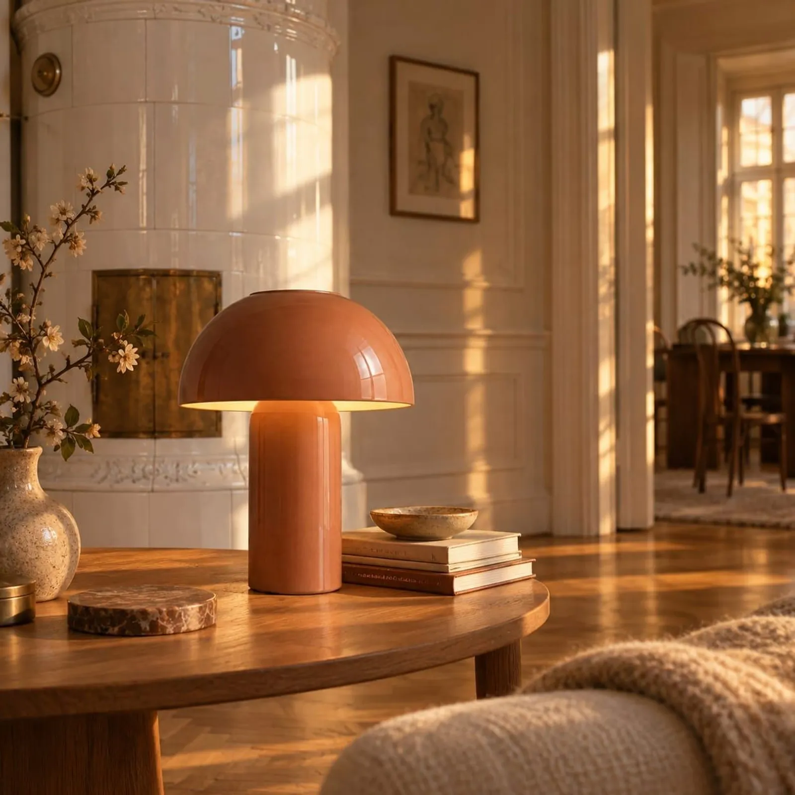 Lampe de table Mossa ocre III - miniature 2