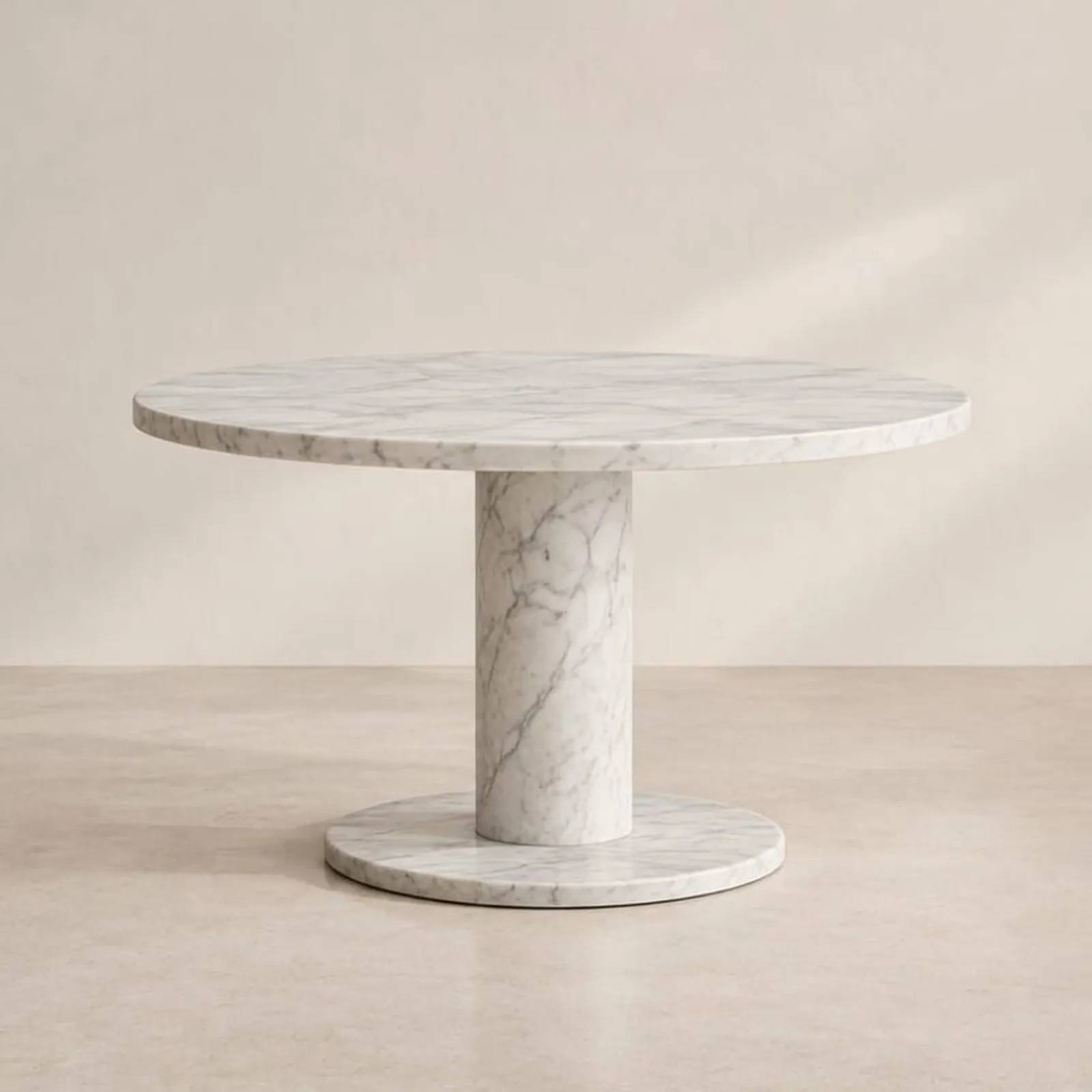 Table à manger Fjäll en marbre - miniature 1