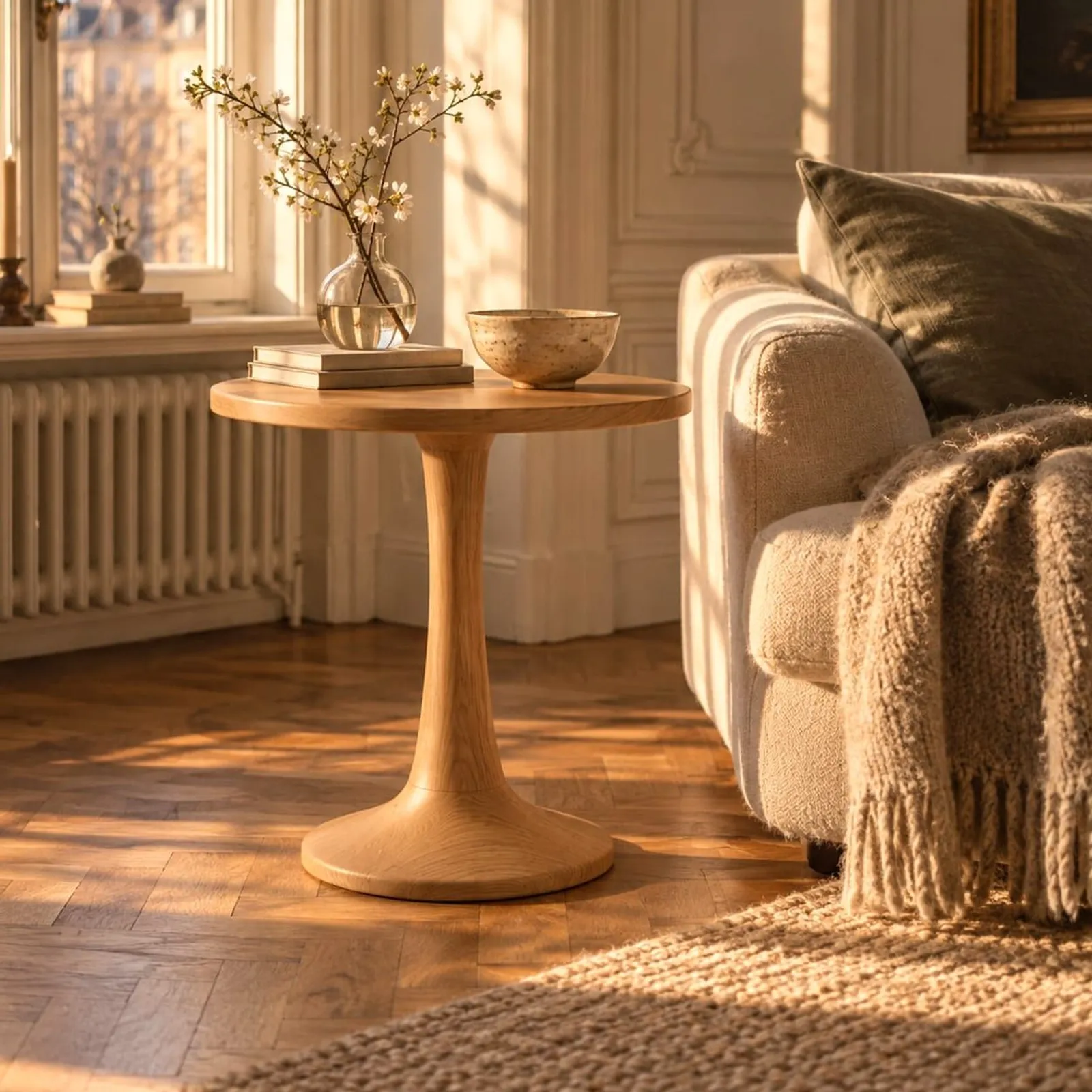 Sidobord Klippa Mässing - miniatyr 2