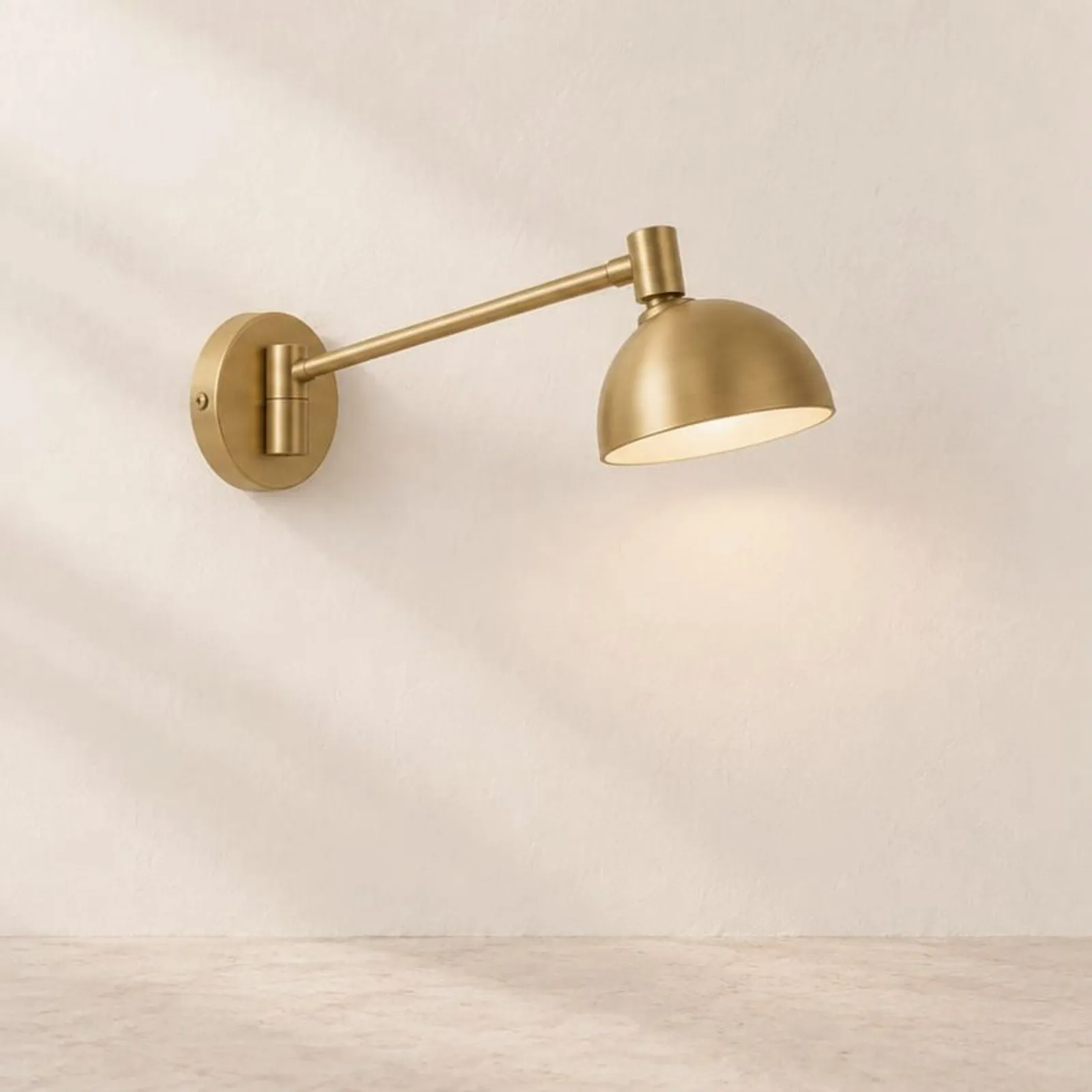Vägglampa Fläder Mässing - miniatyr 1