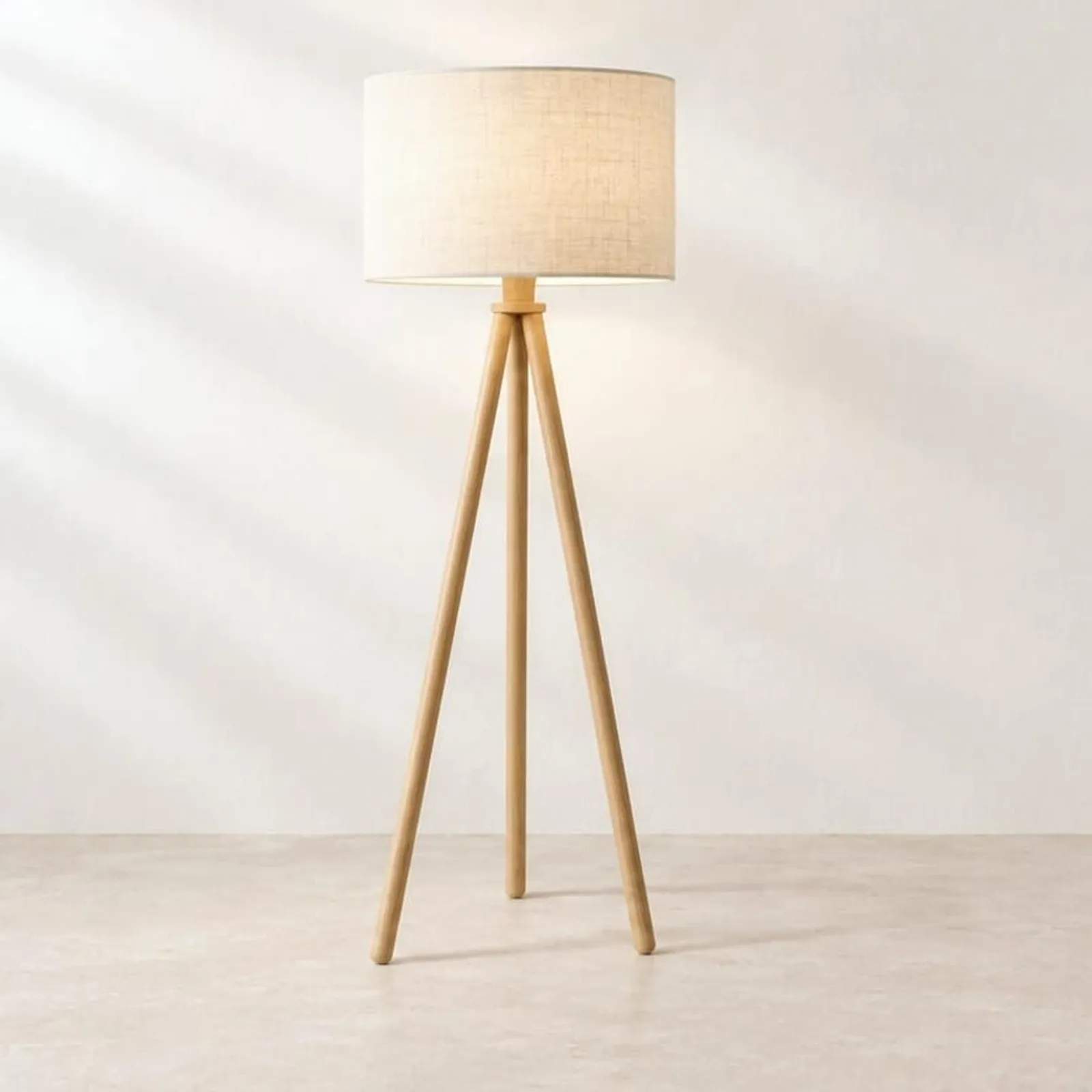 Golvlampa Timjan Natur - miniatyr 1