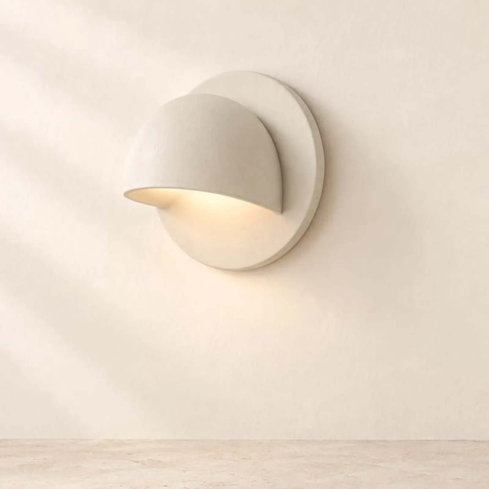Vägglampa Myr Kritvit - miniatyr 1