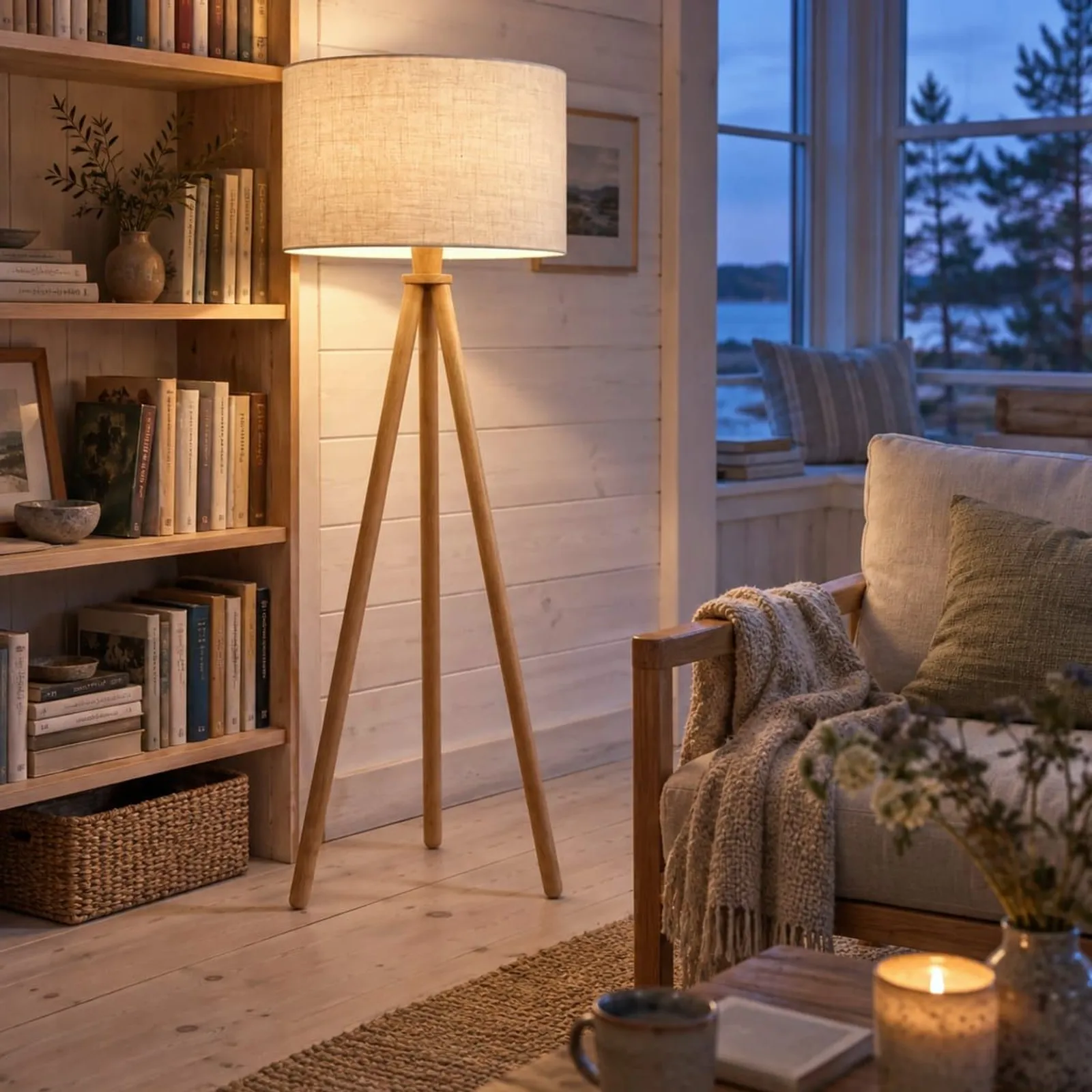 Lampadaire Kvarn naturel II - miniature 3