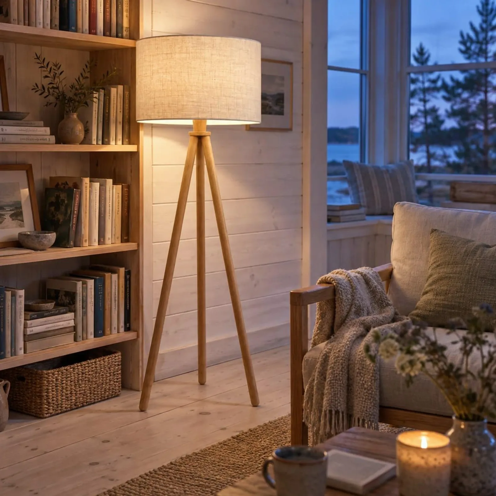 Lampadaire Fors naturel II - miniature 3