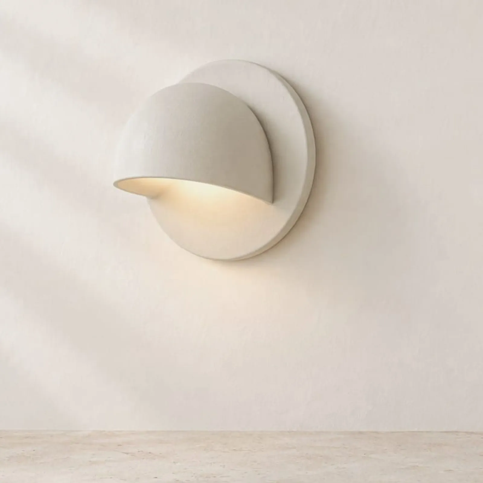 Vägglampa Tall Kritvit III - miniatyr 1