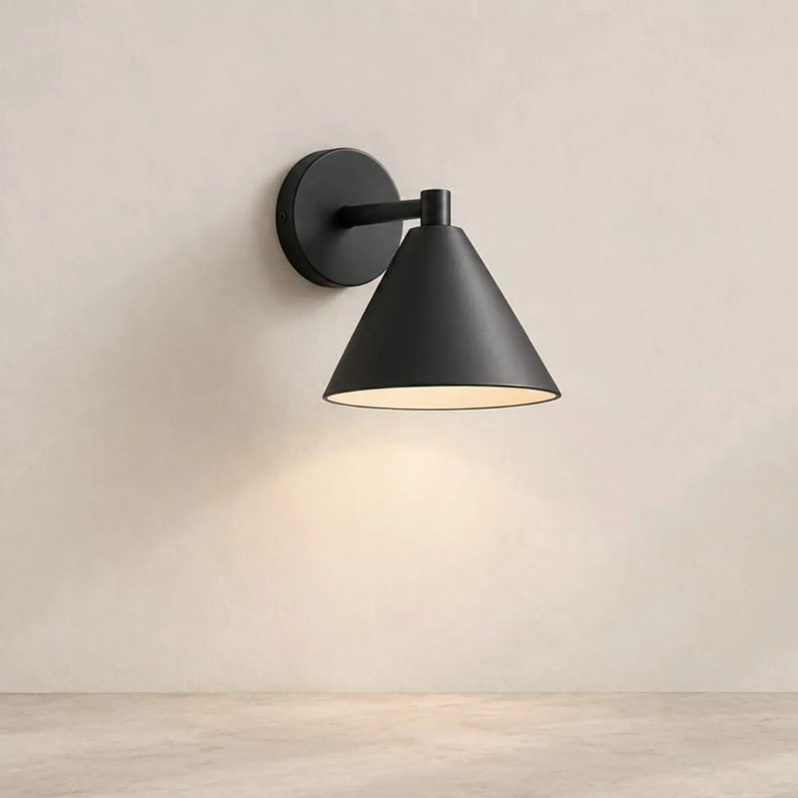 Vägglampa Timjan Stål - miniatyr 1