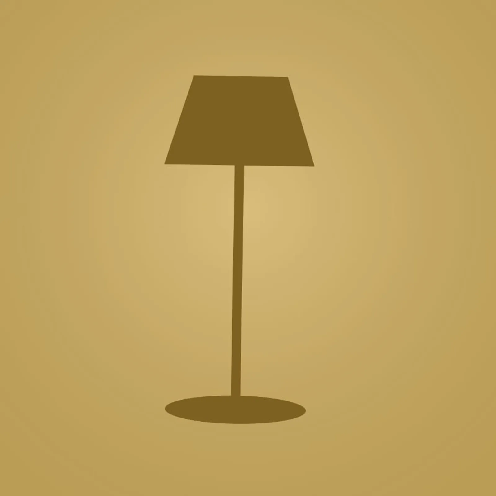 Golvlampa Vete Ockra