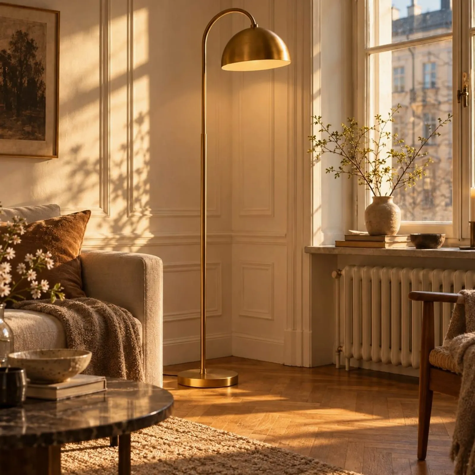 Lampadaire Vall naturel - miniature 3