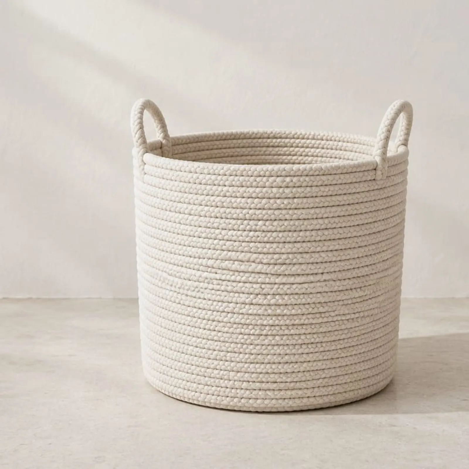 Panier Kaprifol blanc craie II