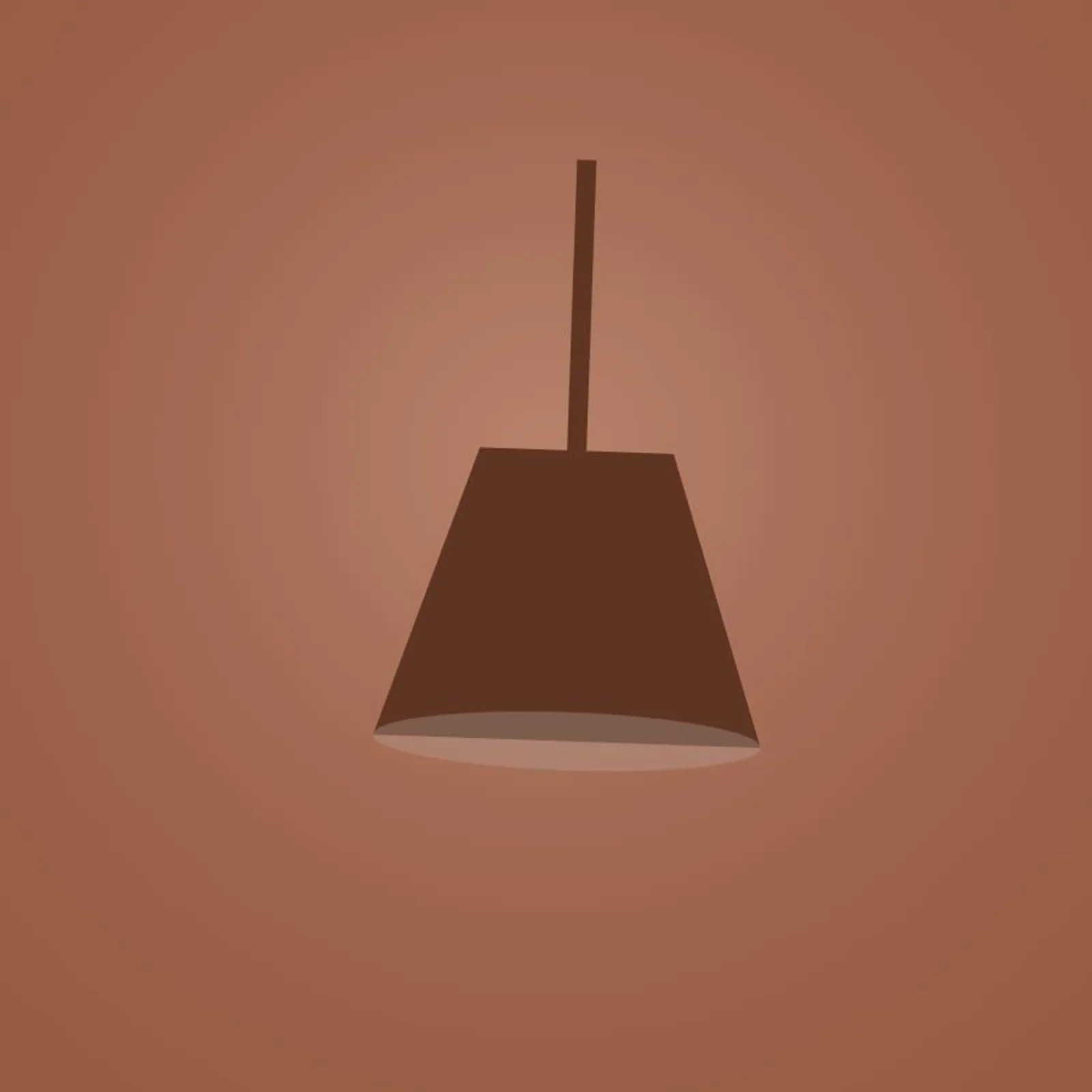 Taklampa Klippa Rost
