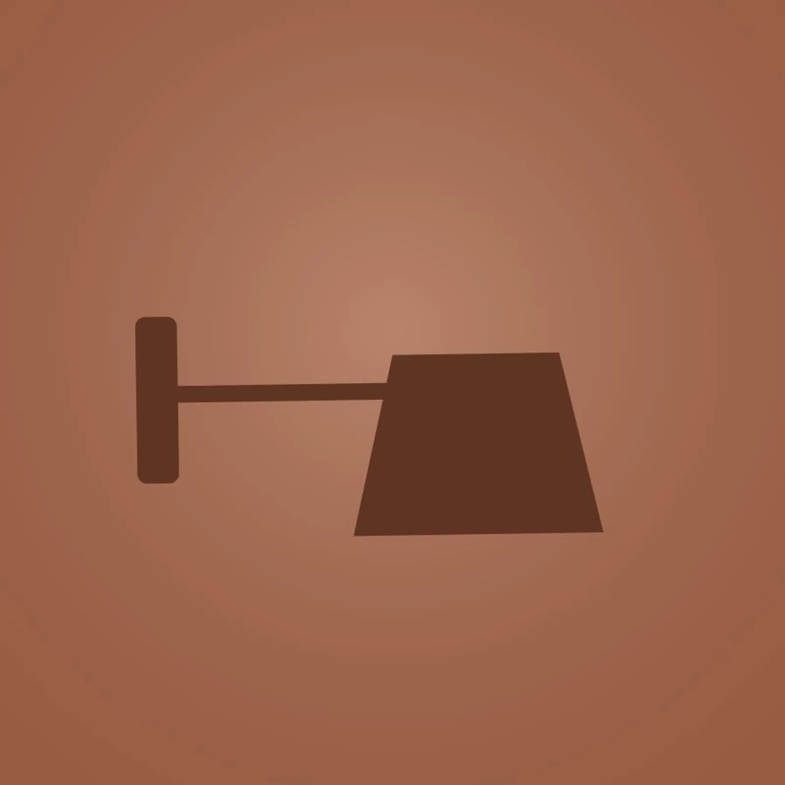 Vägglampa Vete Stål