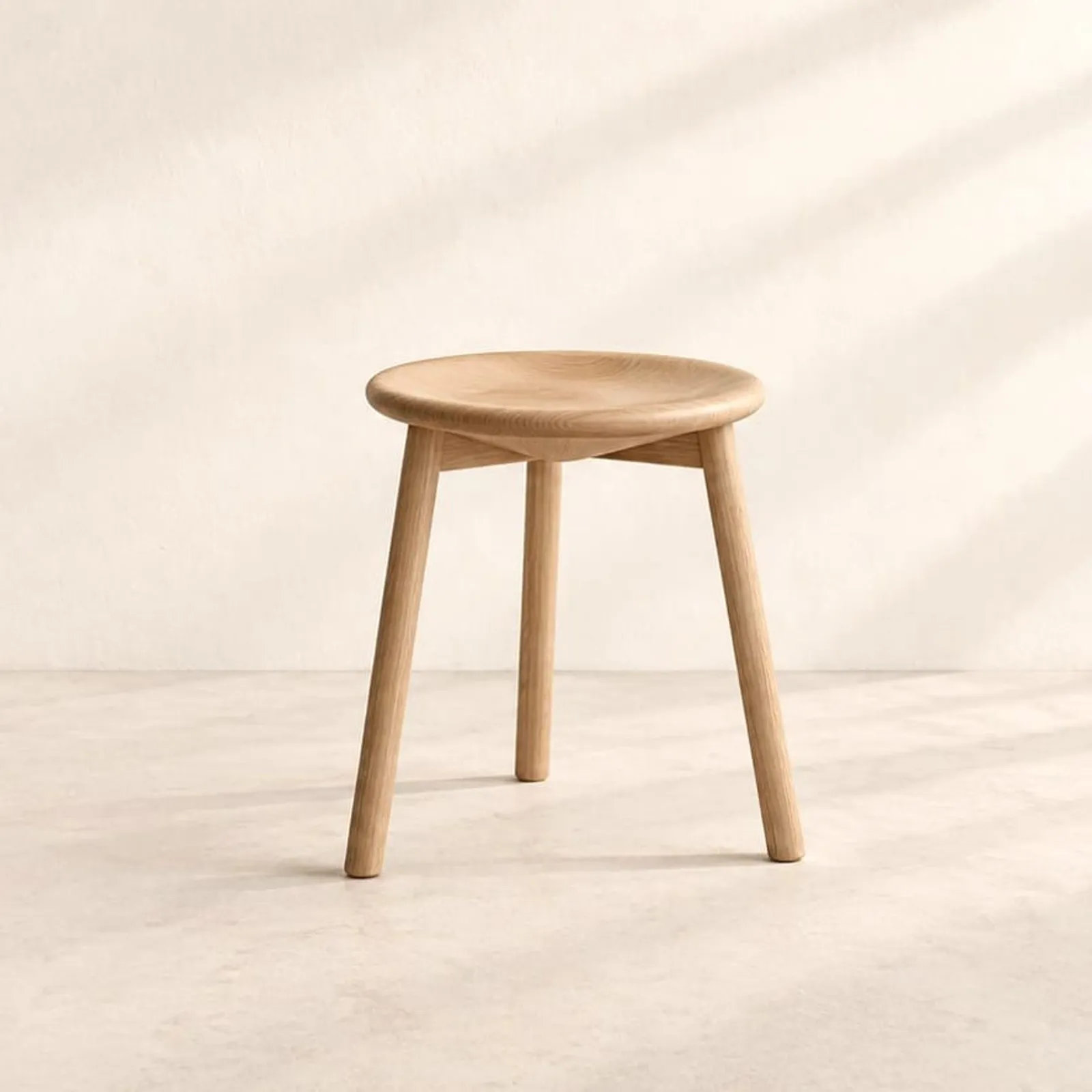 Tabouret Kulle naturel - miniature 1