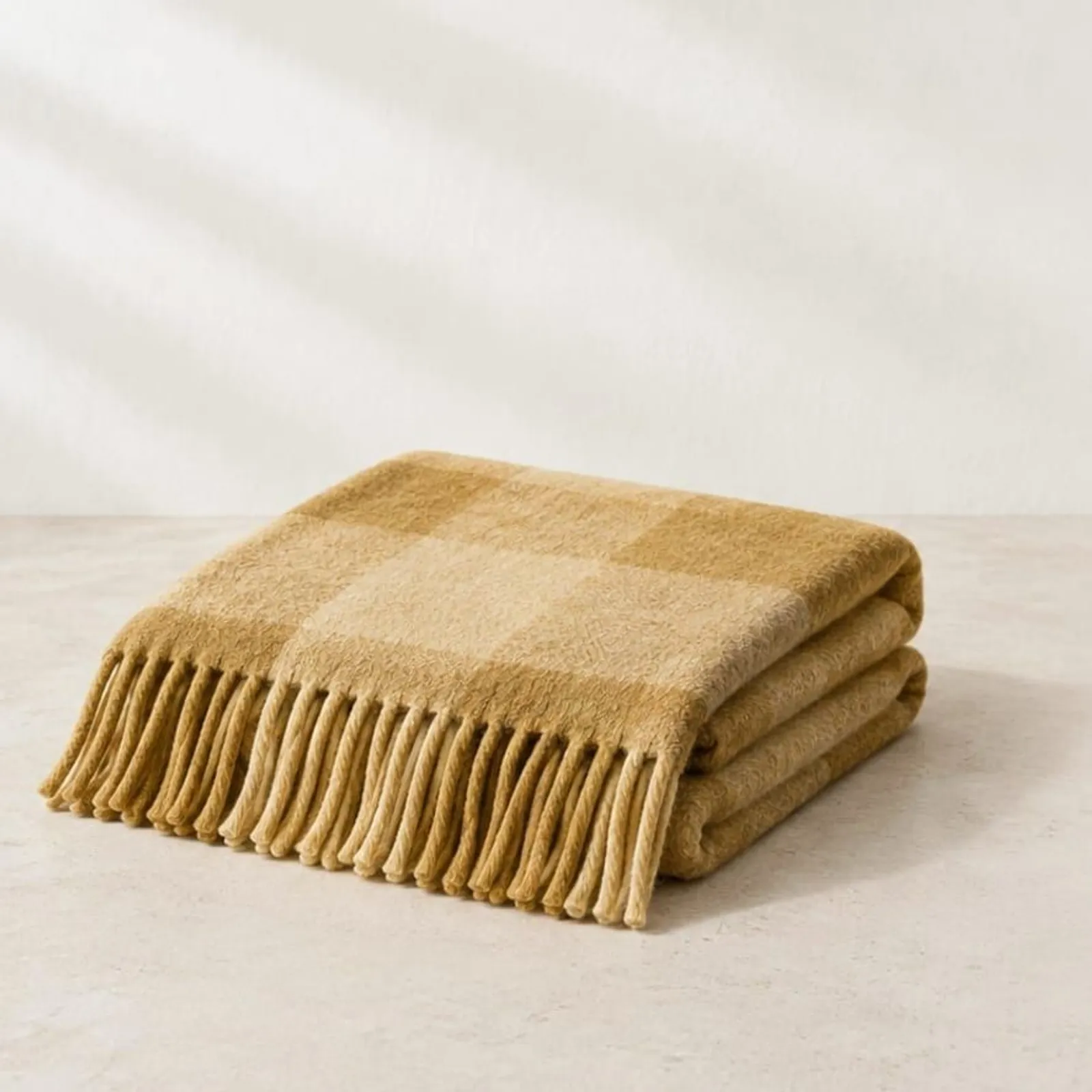 Plaid Mossa ocre