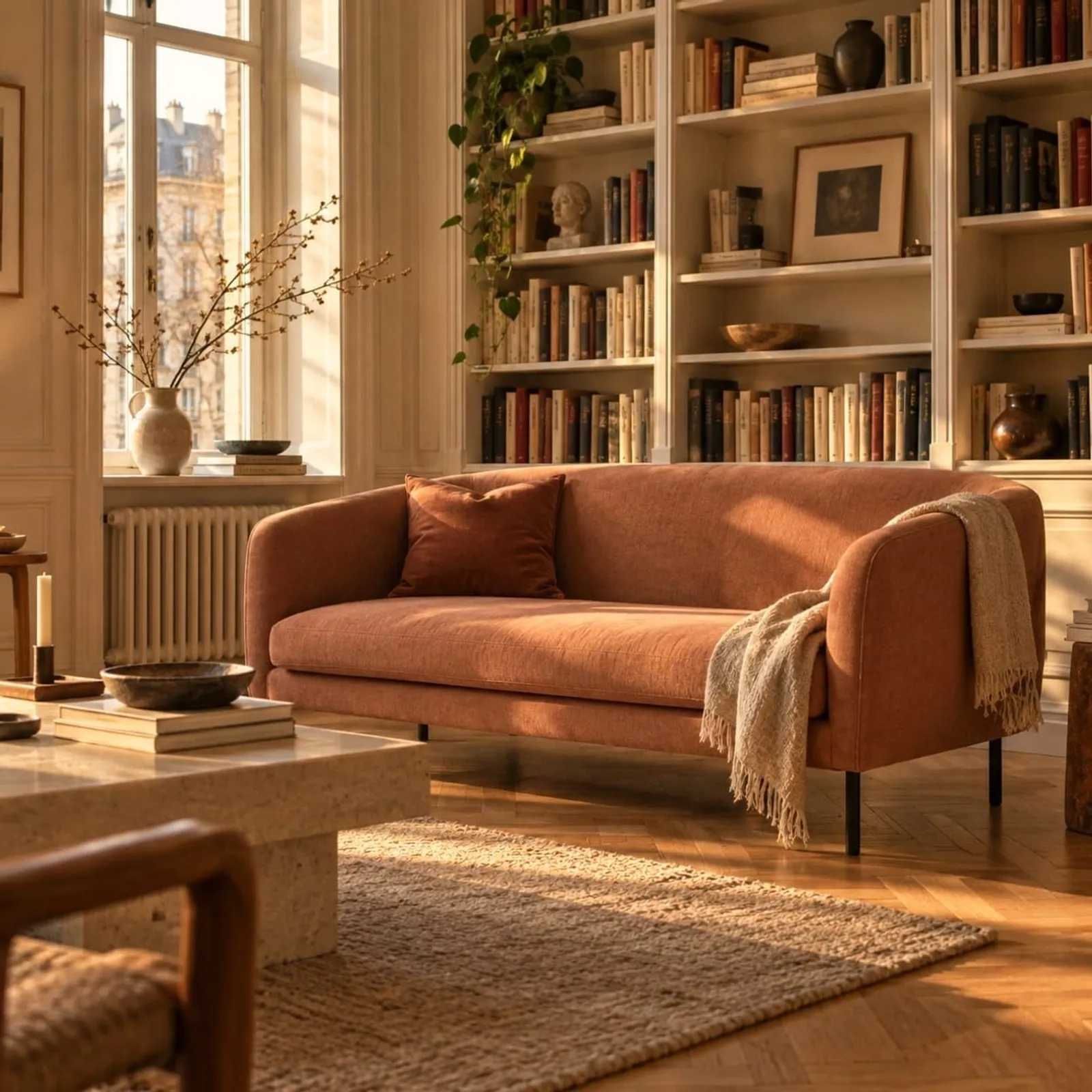Soffa Grund Terrakotta II - miniatyr 2