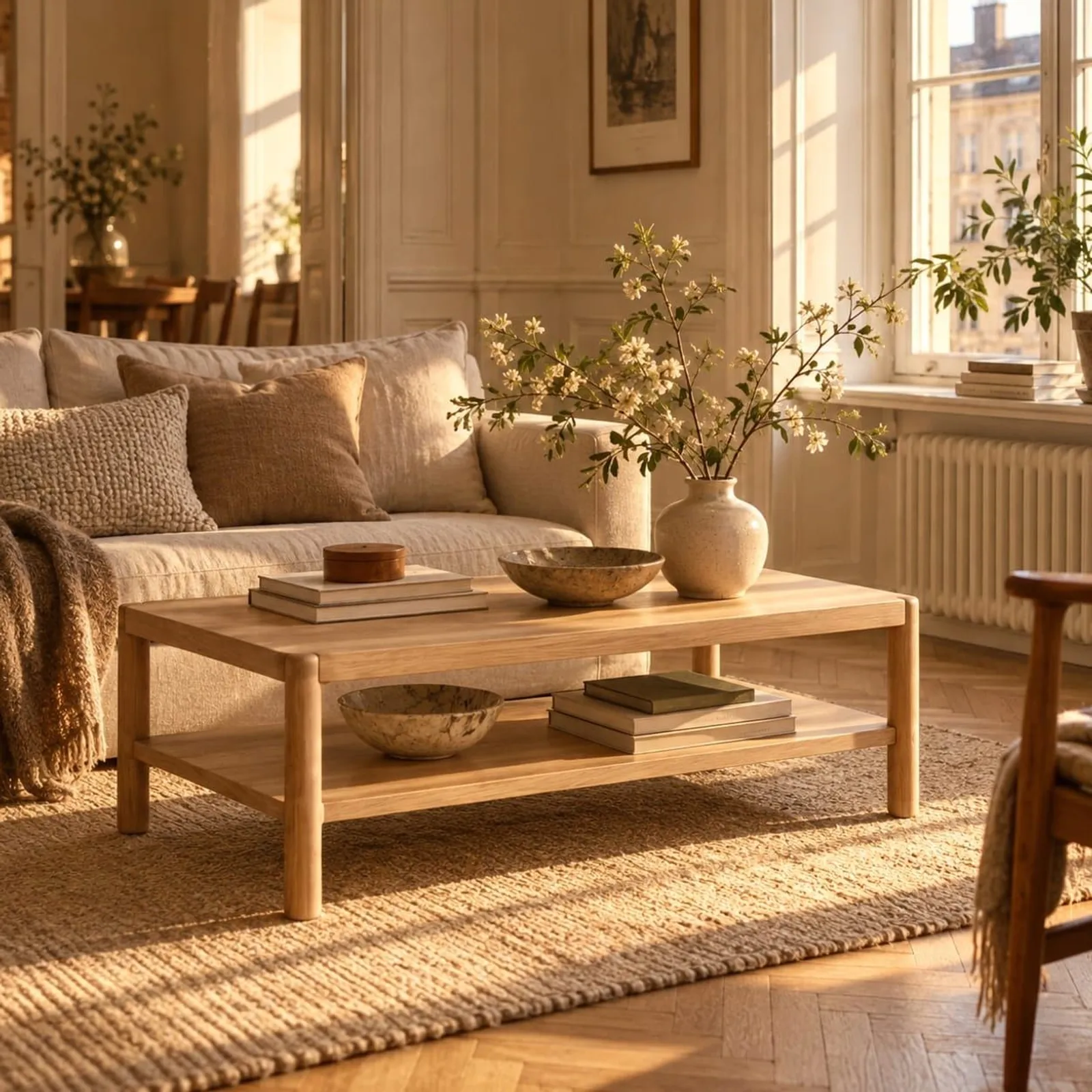Table basse Humle en marbre - miniature 2
