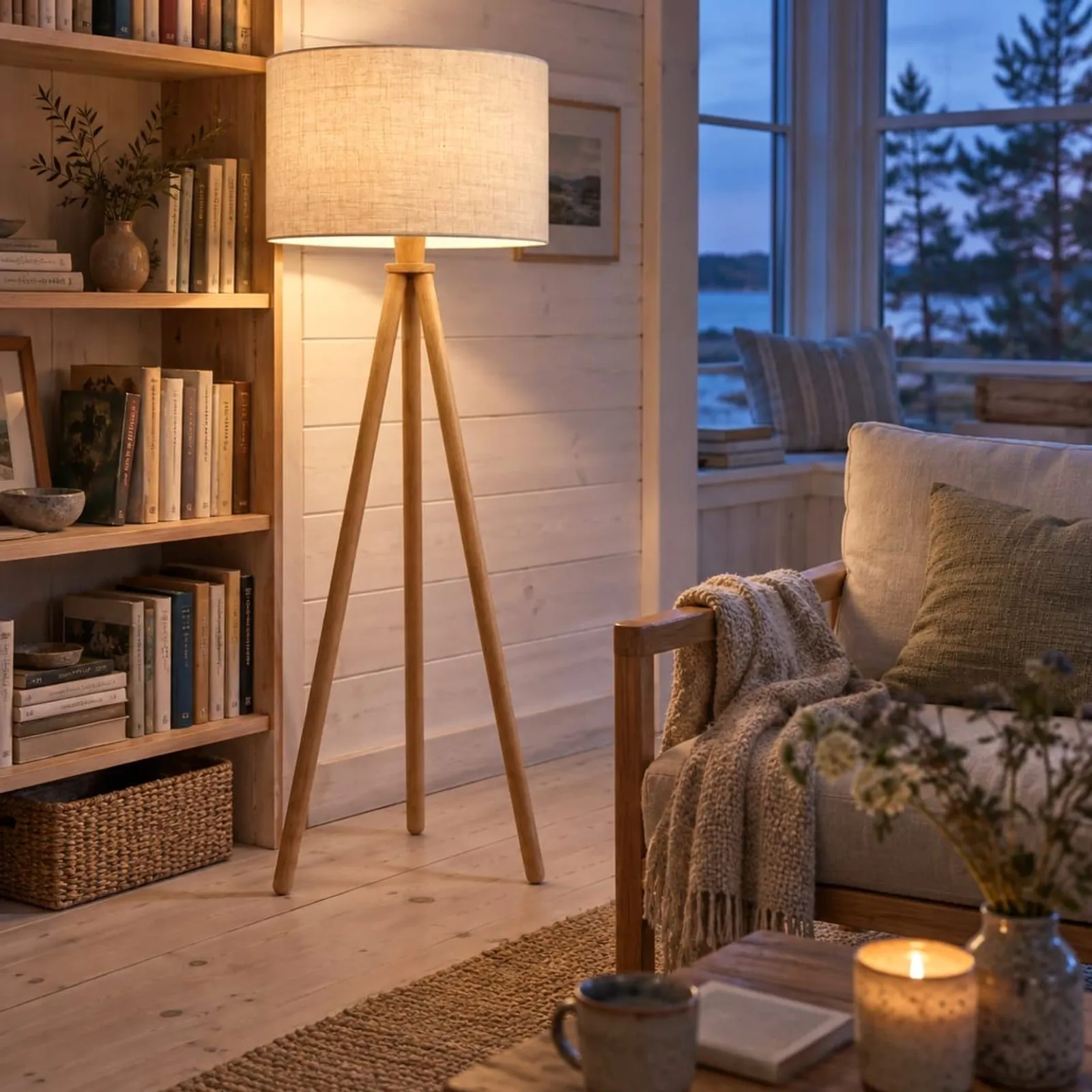 Lampadaire Gran naturel V - miniature 3