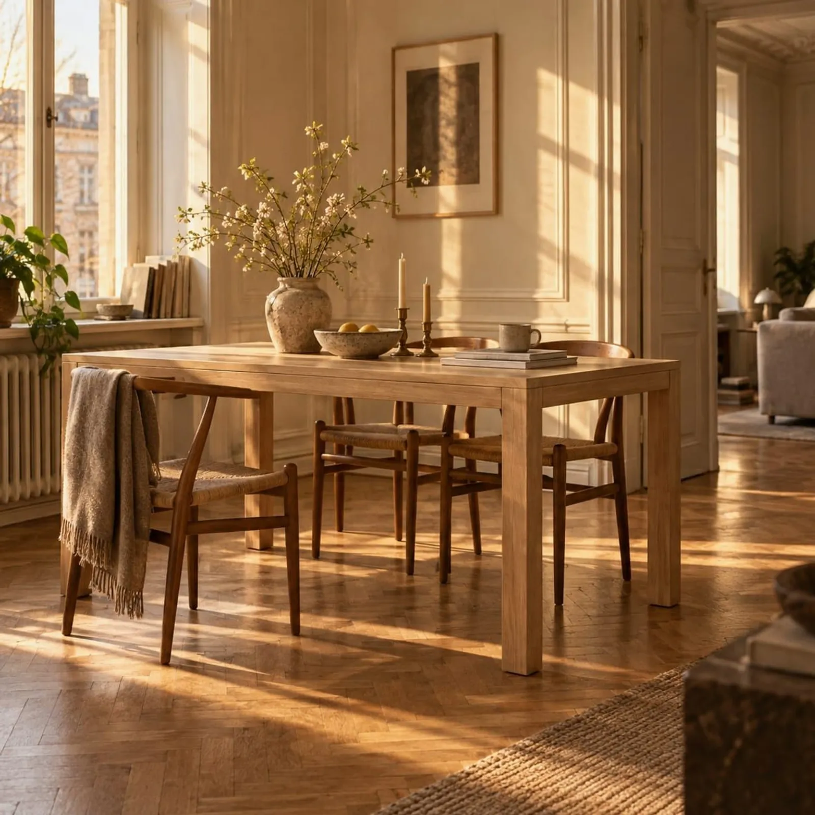 Table à manger Tall en frêne - miniature 2