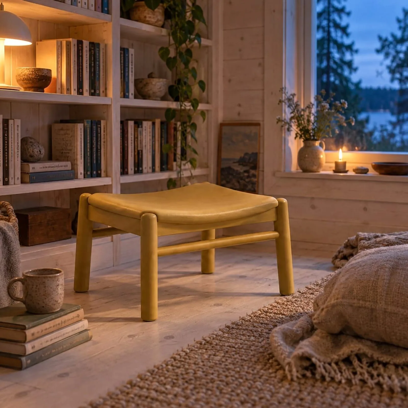 Tabouret Alm sauge - miniature 3