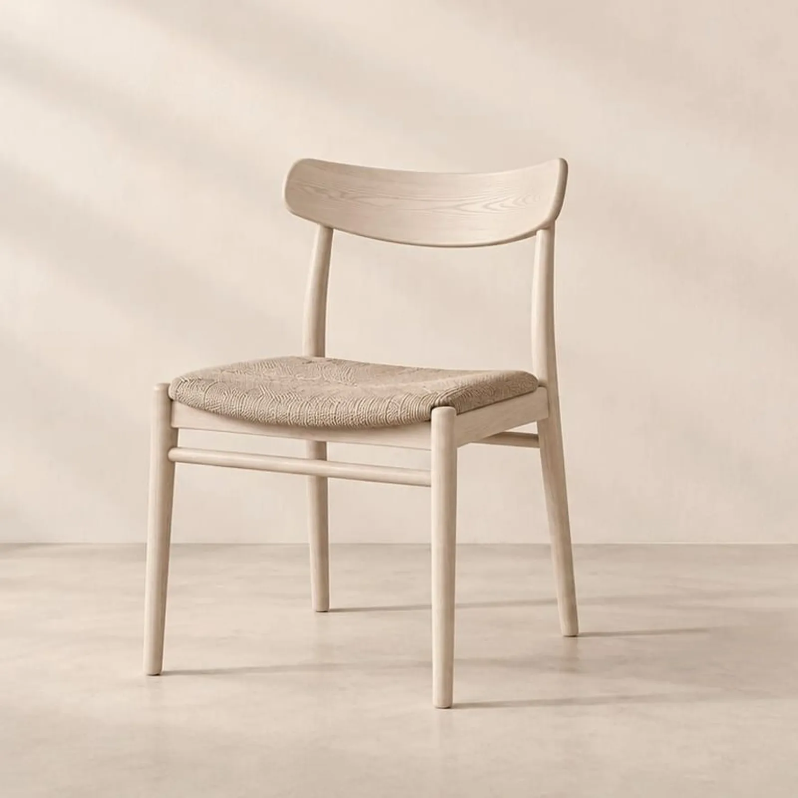 Chaise Fläder blanc craie II