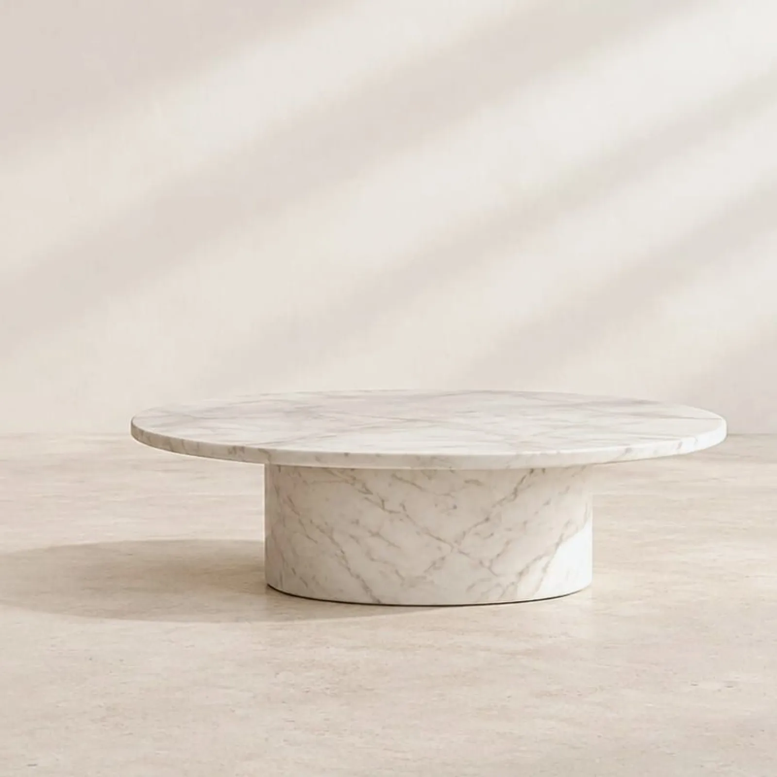 Table basse Sarek blanc craie III - miniature 1