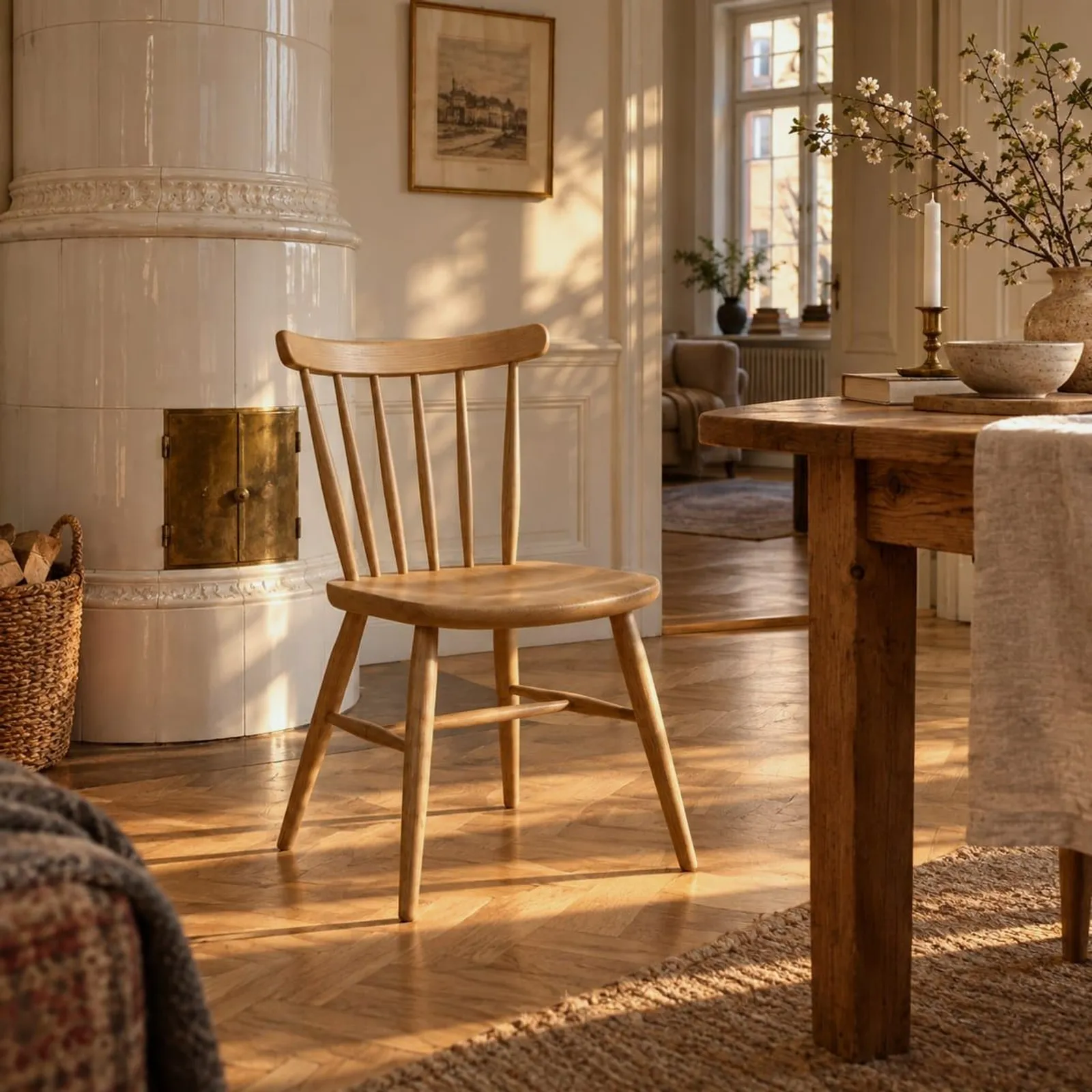 Chaise Bryggan charbon III - miniature 2