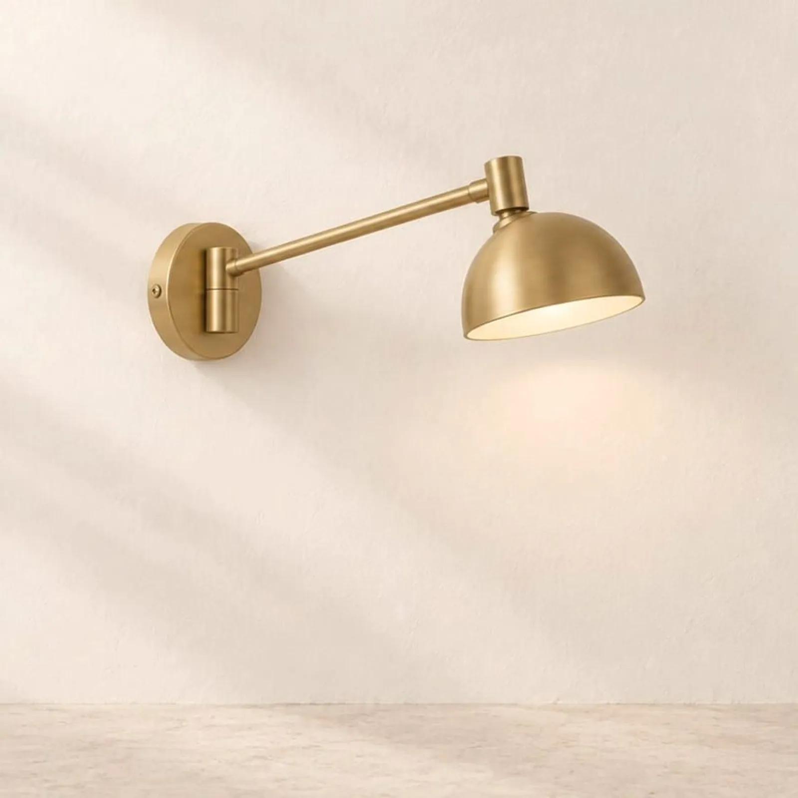 Vägglampa En Ockra III - miniatyr 1