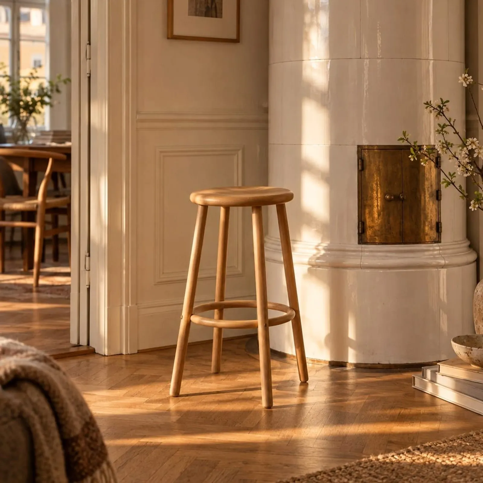 Tabouret Grund charbon II - miniature 2
