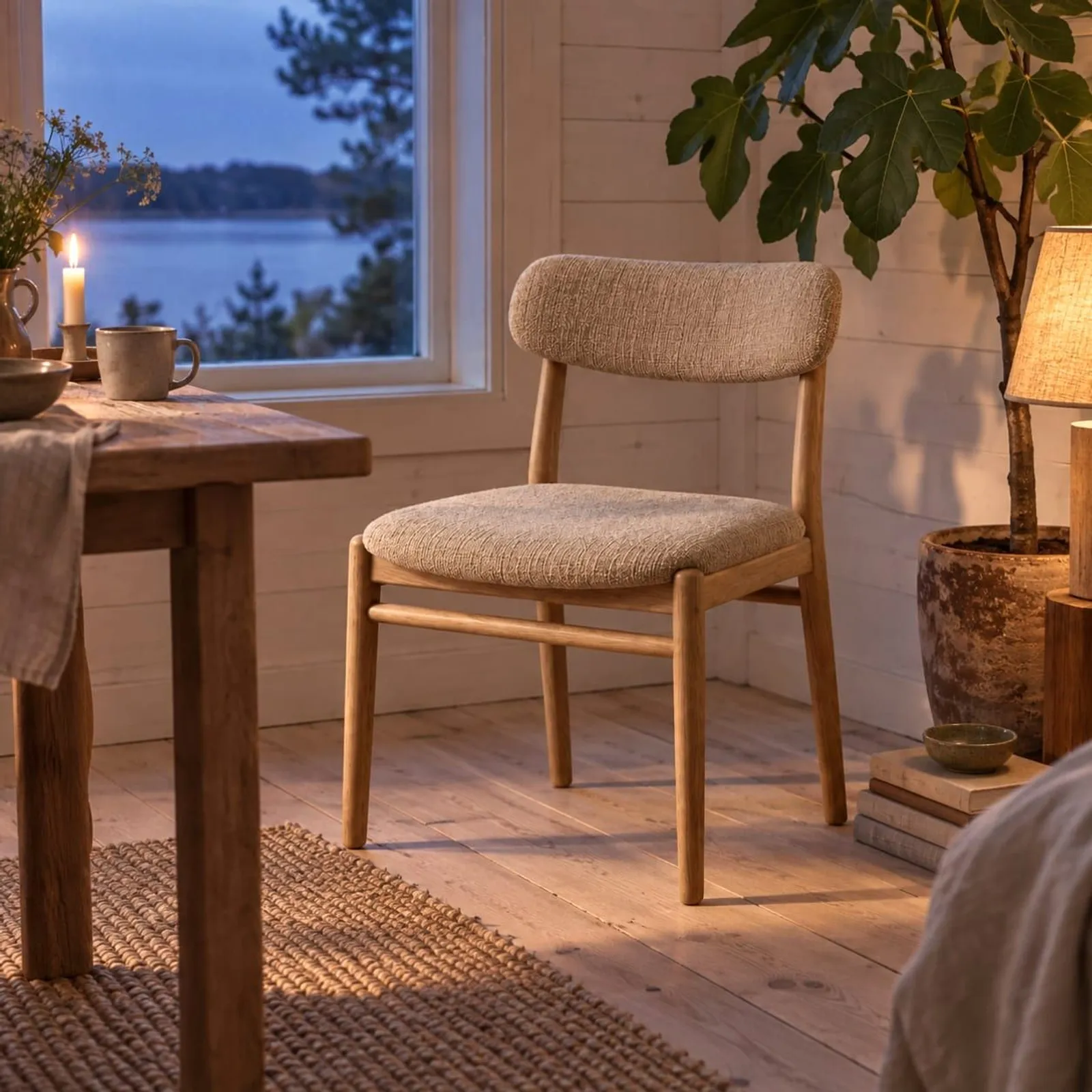 Chaise Videt charbon V - miniature 2