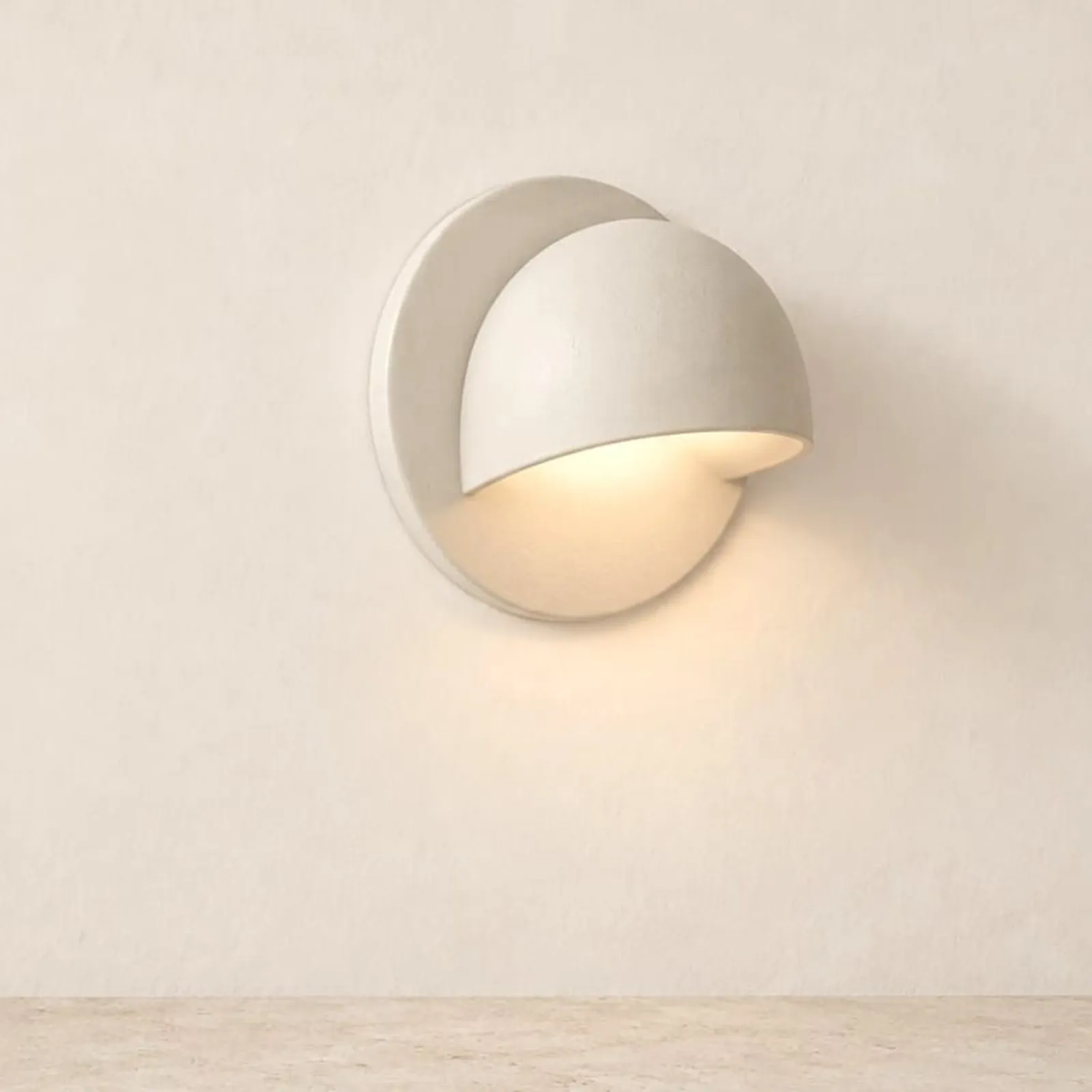 Vägglampa Holm Kritvit II - miniatyr 2