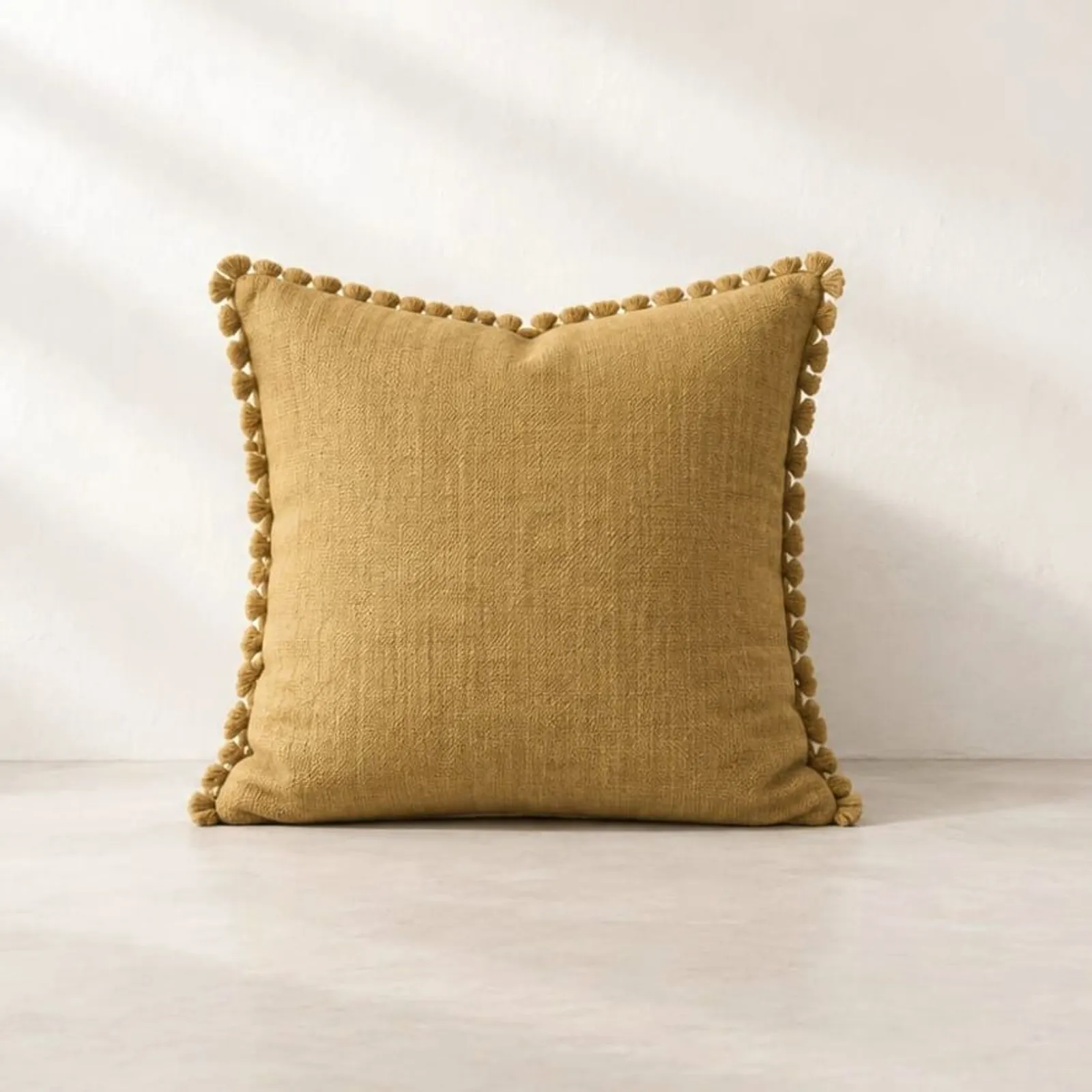Coussin Hampa ocre III
