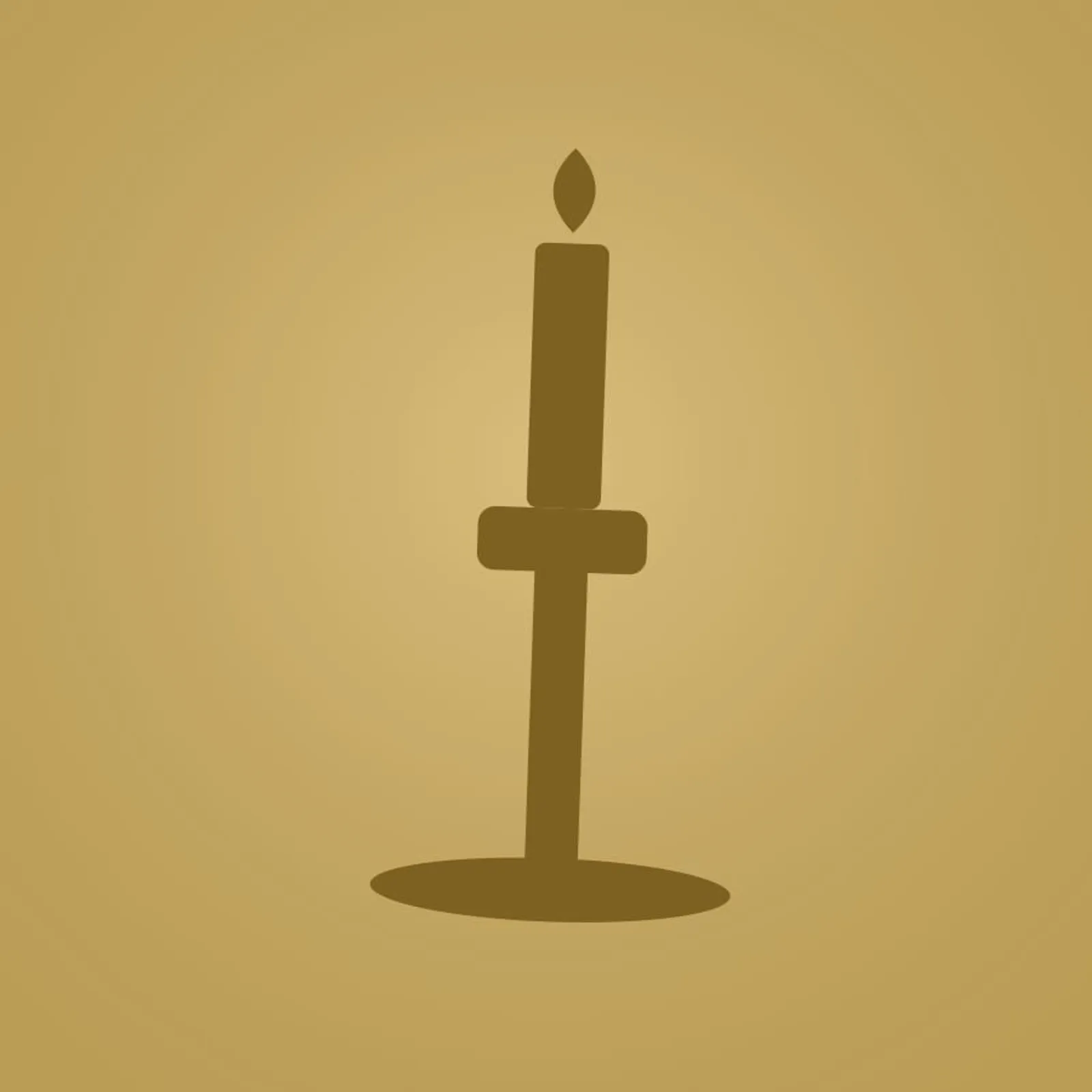 Ljusstake Klippa Stengods