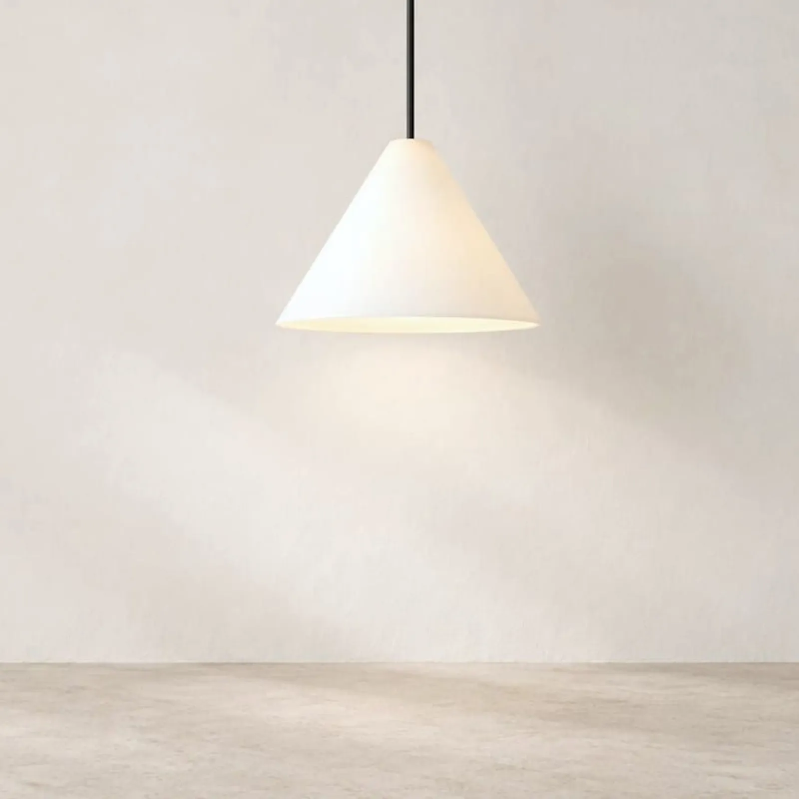 Suspension Kaprifol blanc craie - miniature 1