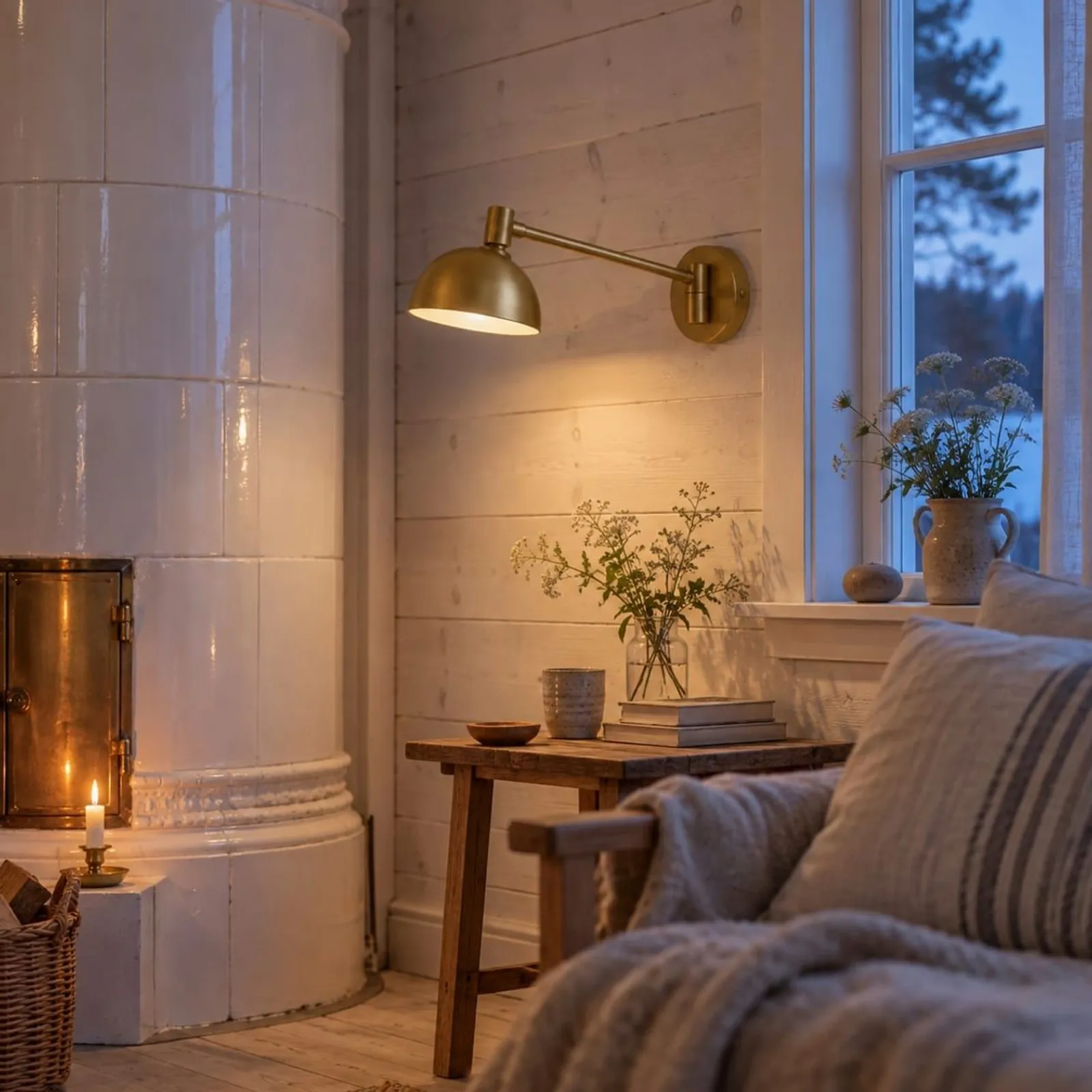 Vägglampa Hedern Kol - miniatyr 2