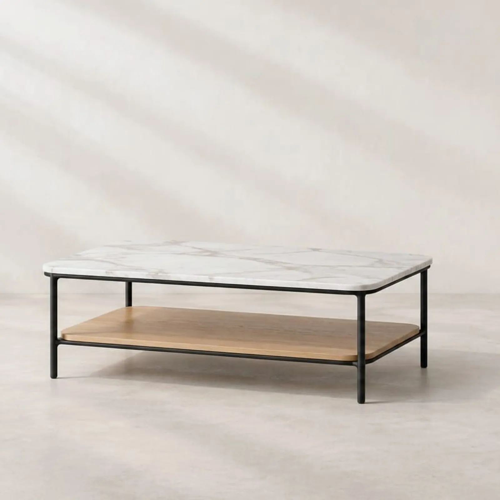 Table basse Tjärn en marbre - miniature 1