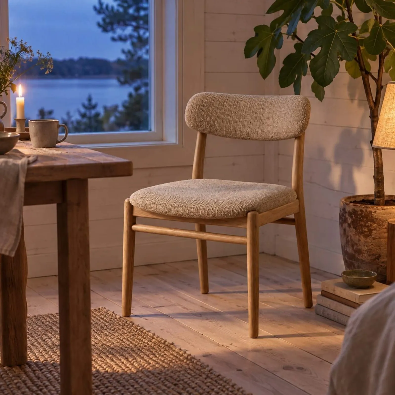 Chaise Kvarn charbon II - miniature 2
