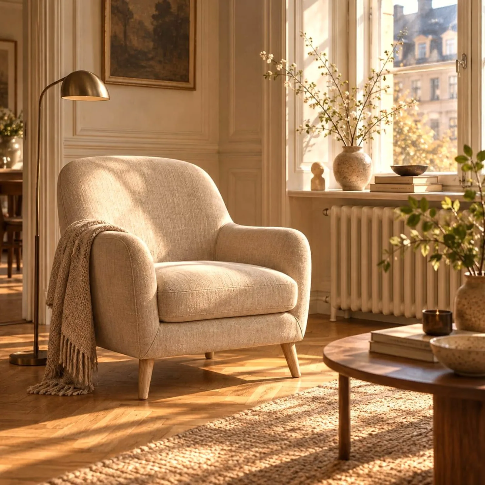 Fauteuil Humle naturel II - miniature 2