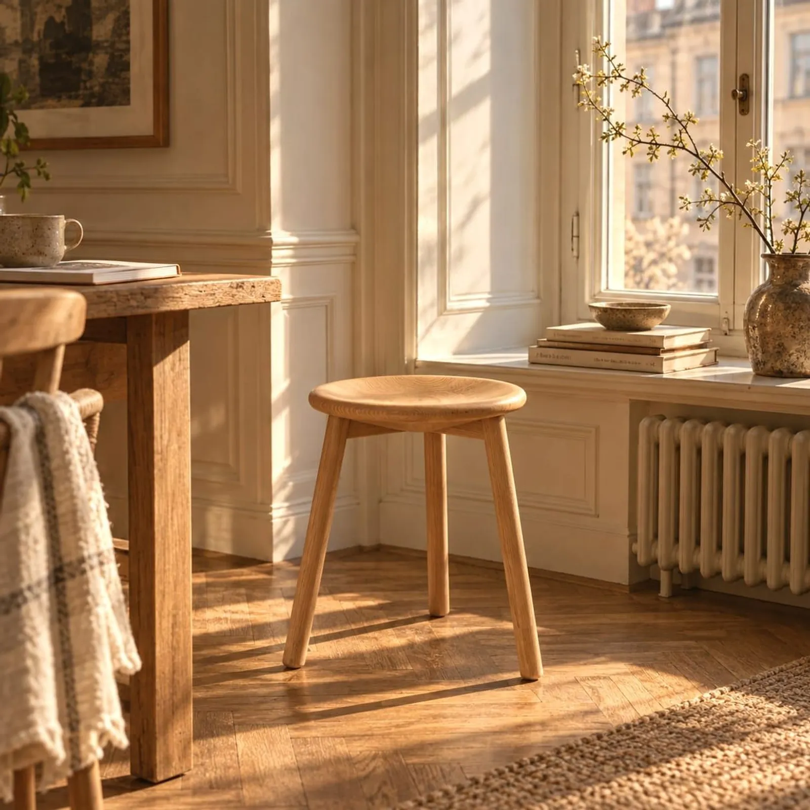 Tabouret Gran ocre II - miniature 3