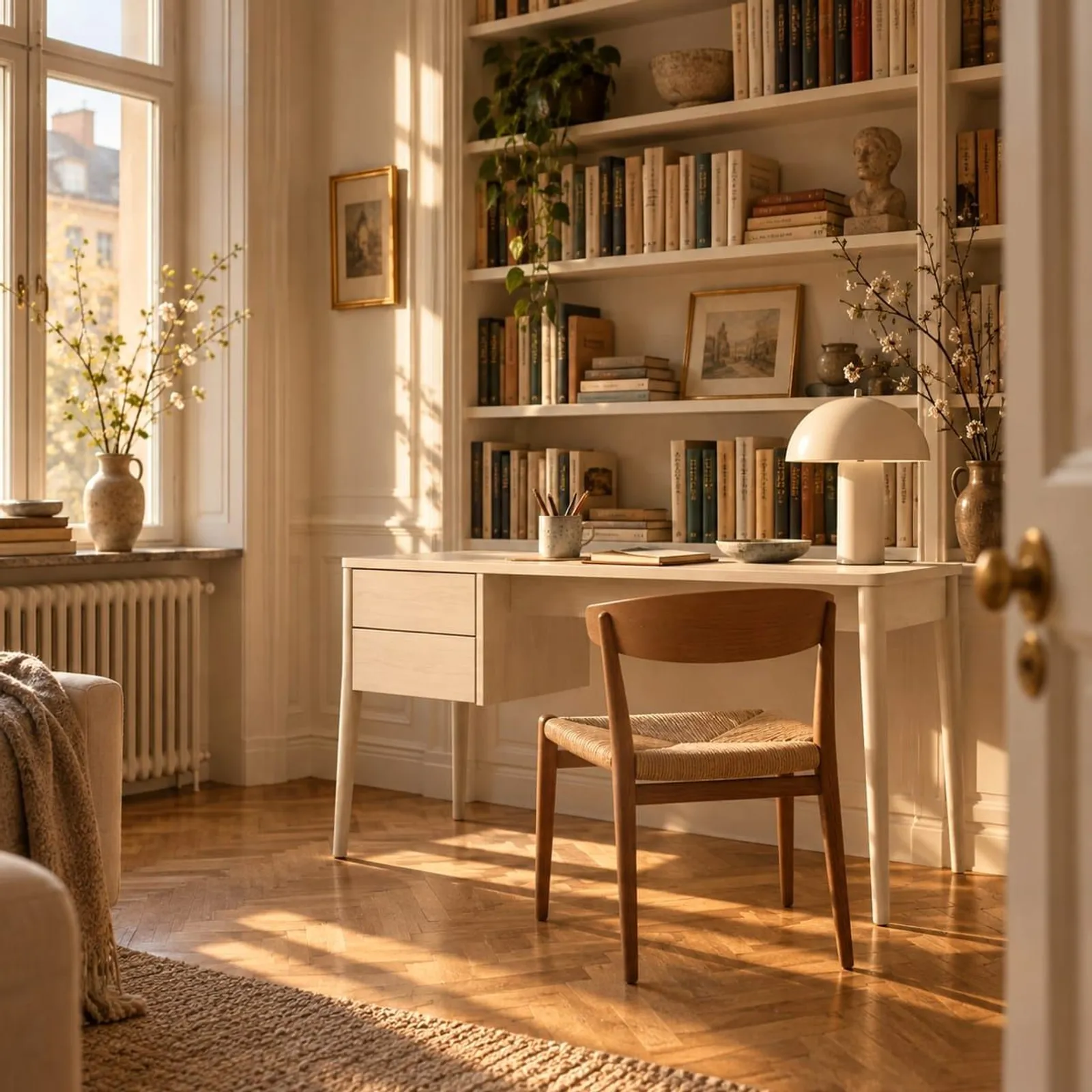 Bureau Timjan en chêne - miniature 2