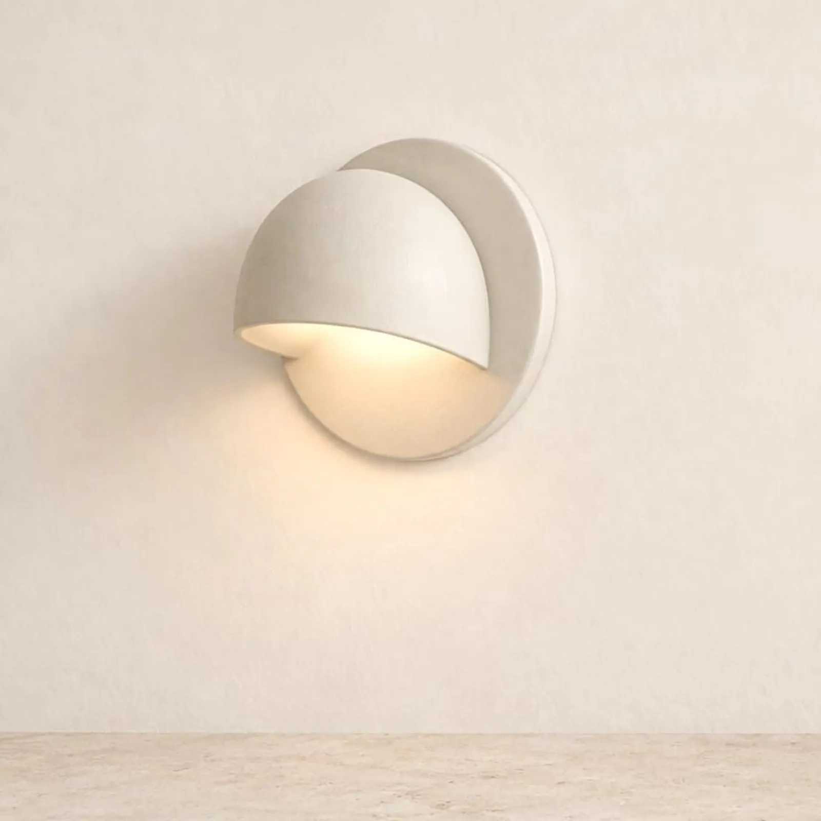 Vägglampa Oxel Kritvit V - miniatyr 2