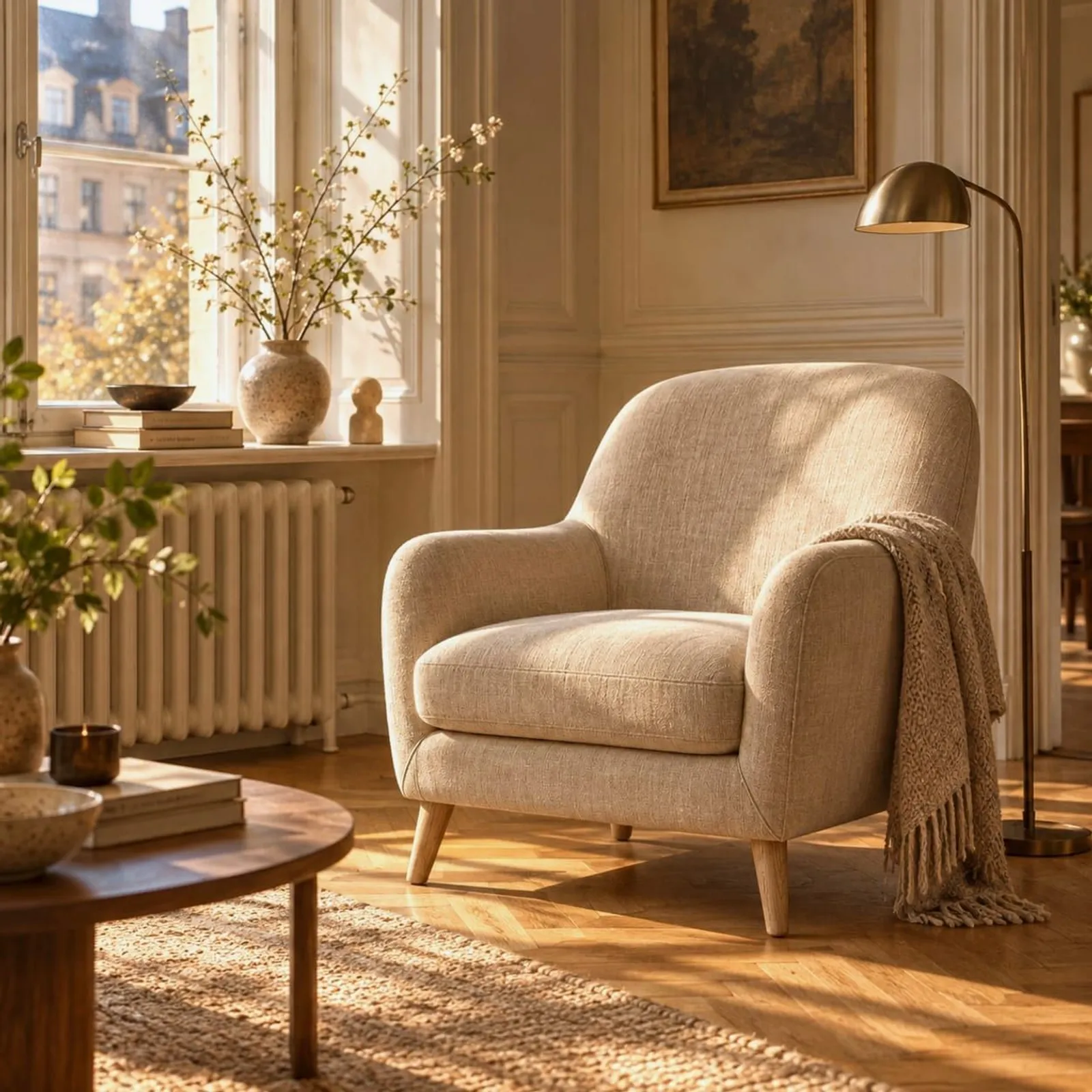 Fauteuil Bränna en laine - miniature 2
