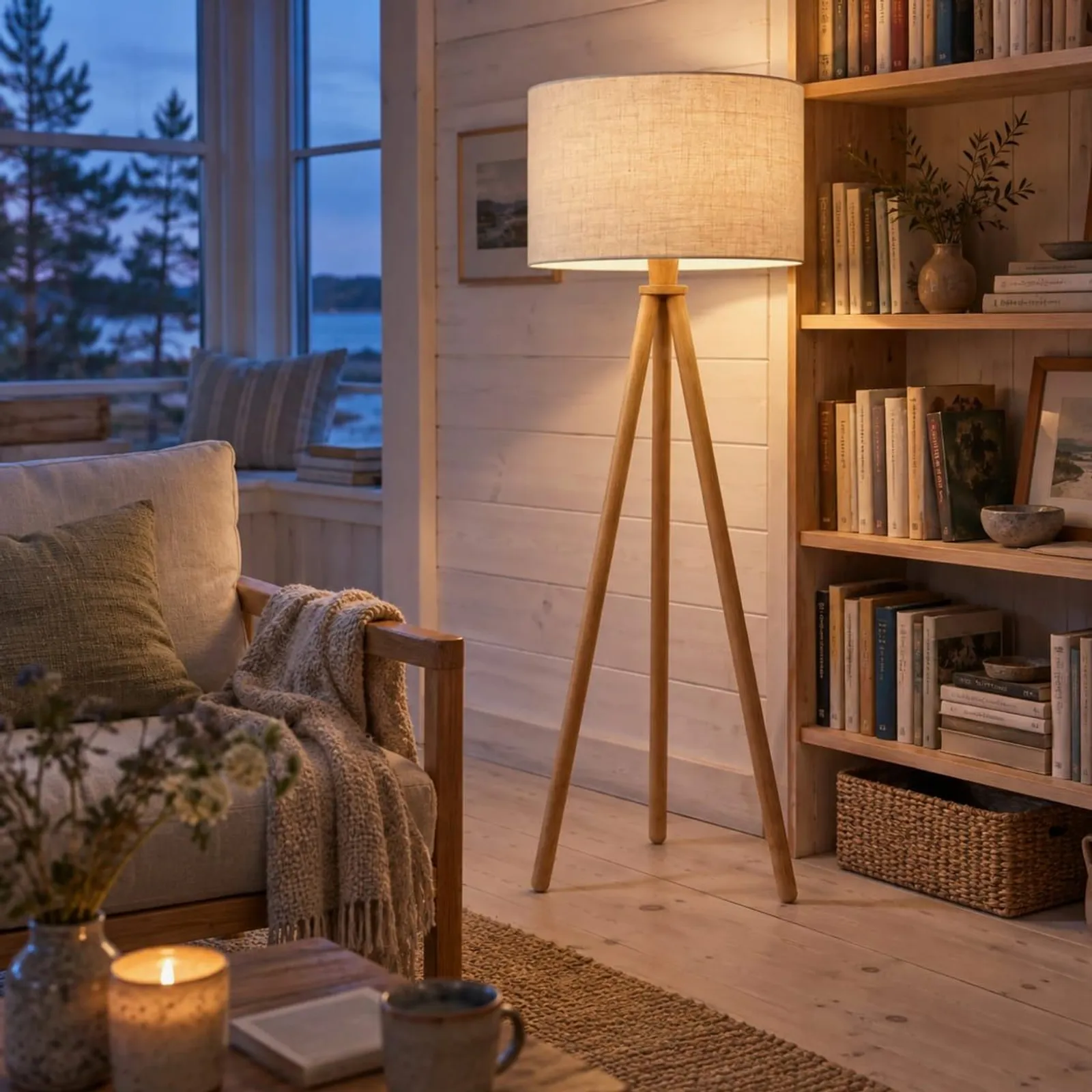 Lampadaire Råg naturel IV - miniature 3